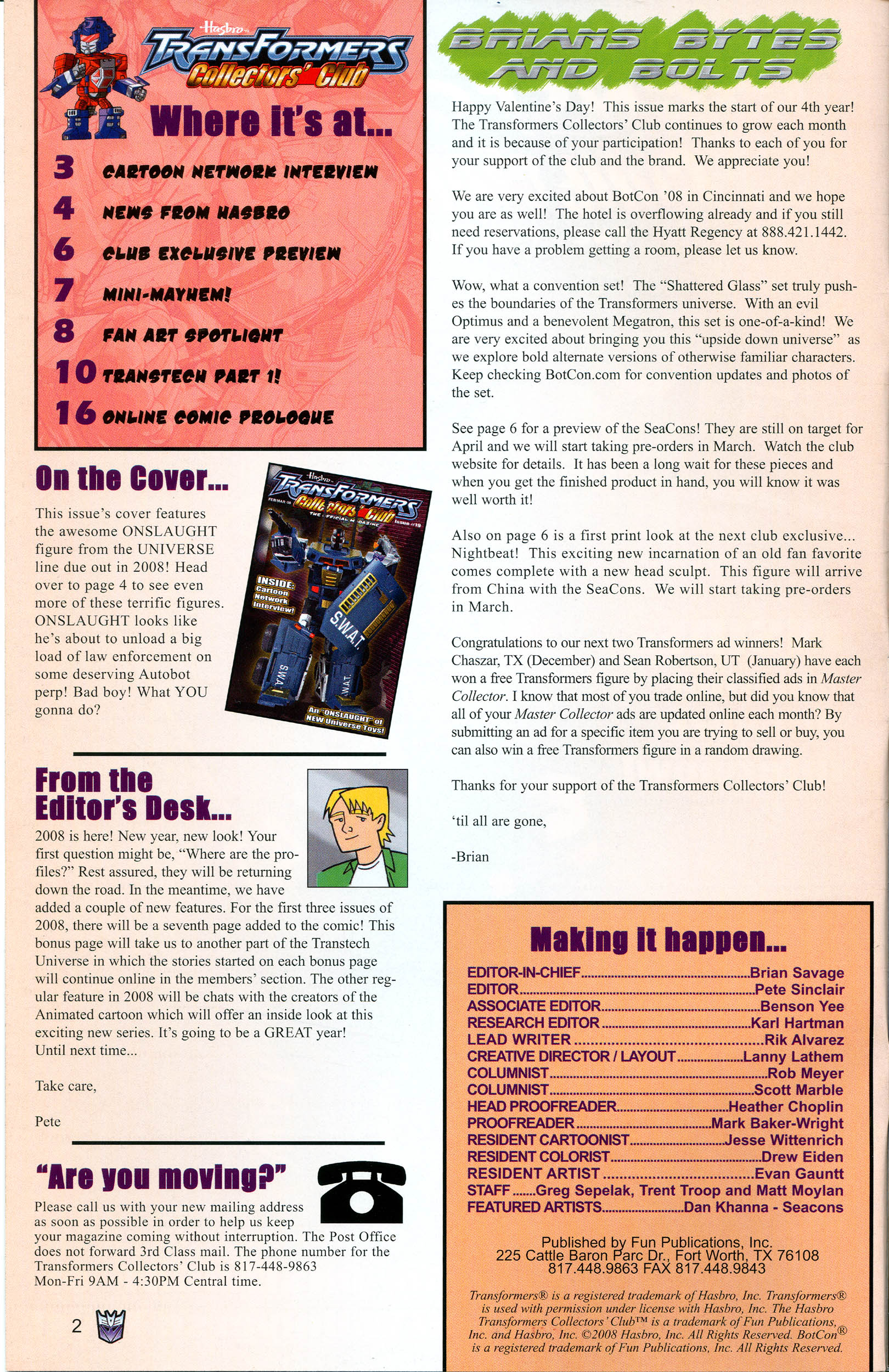 Read online Transformers: Collectors' Club comic -  Issue #19 - 2