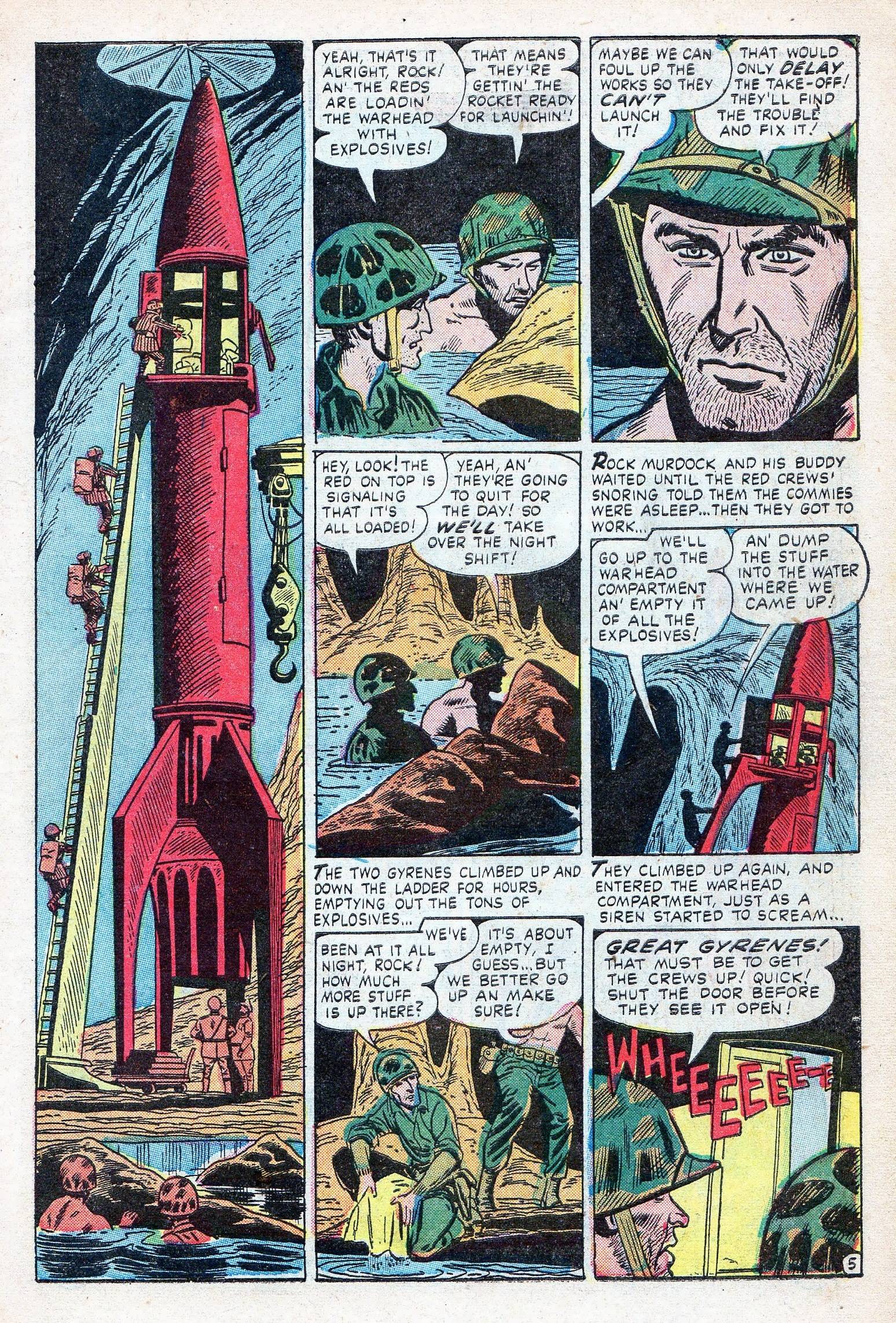 Read online Marines in Action comic -  Issue #3 - 7