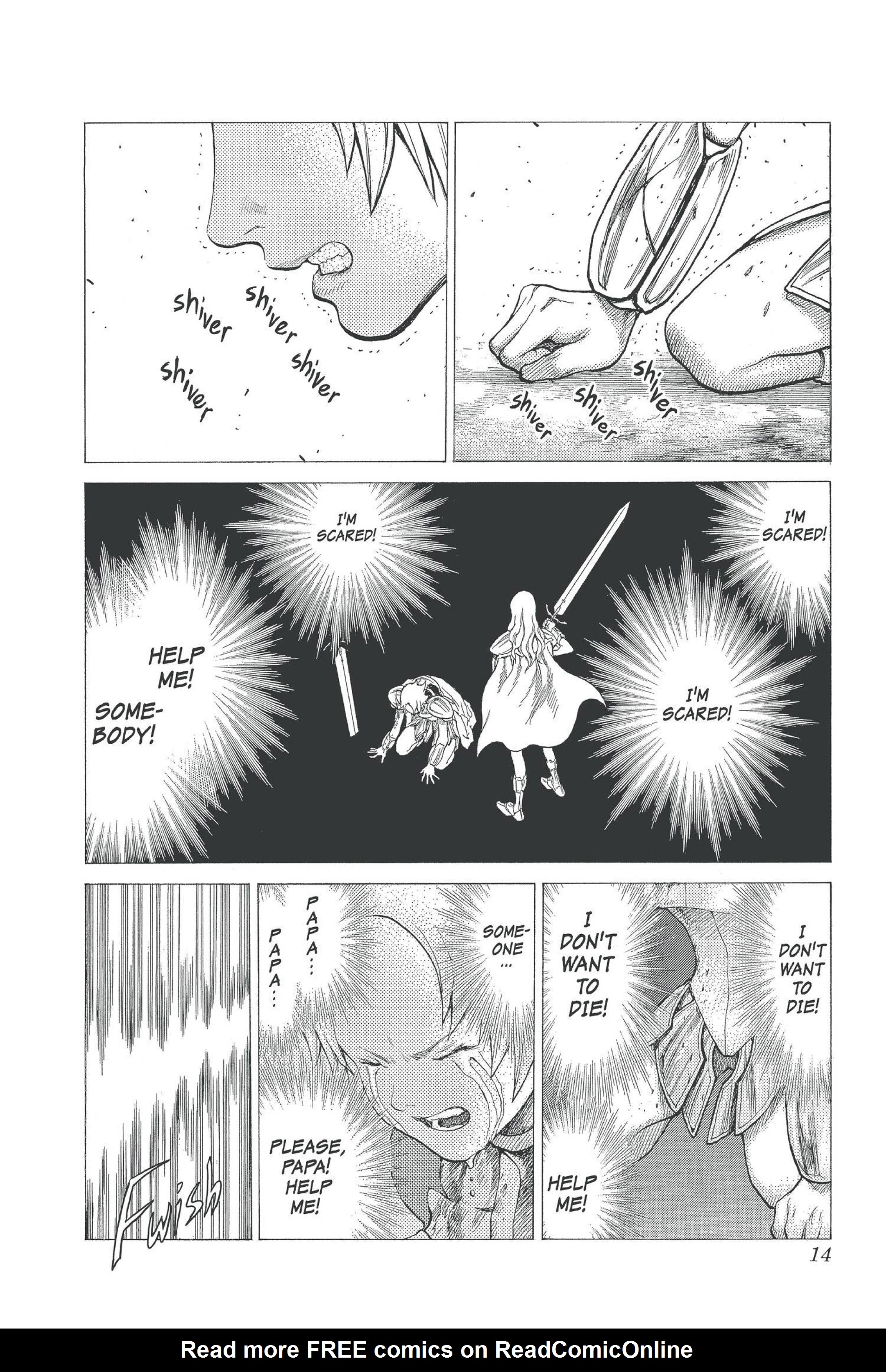 Read online Claymore comic -  Issue #5 - 14