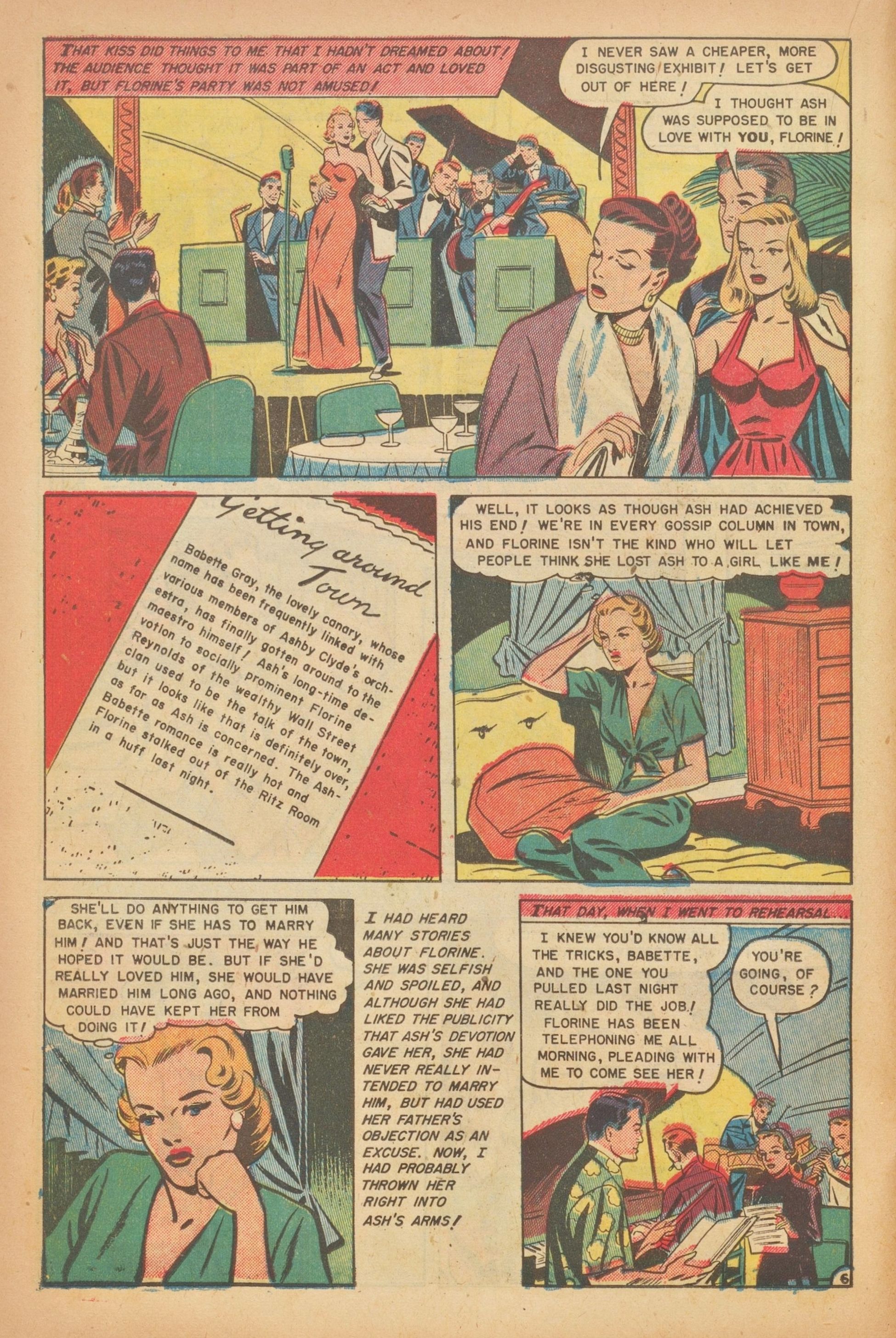 Read online Glamorous Romances comic -  Issue #58 - 22