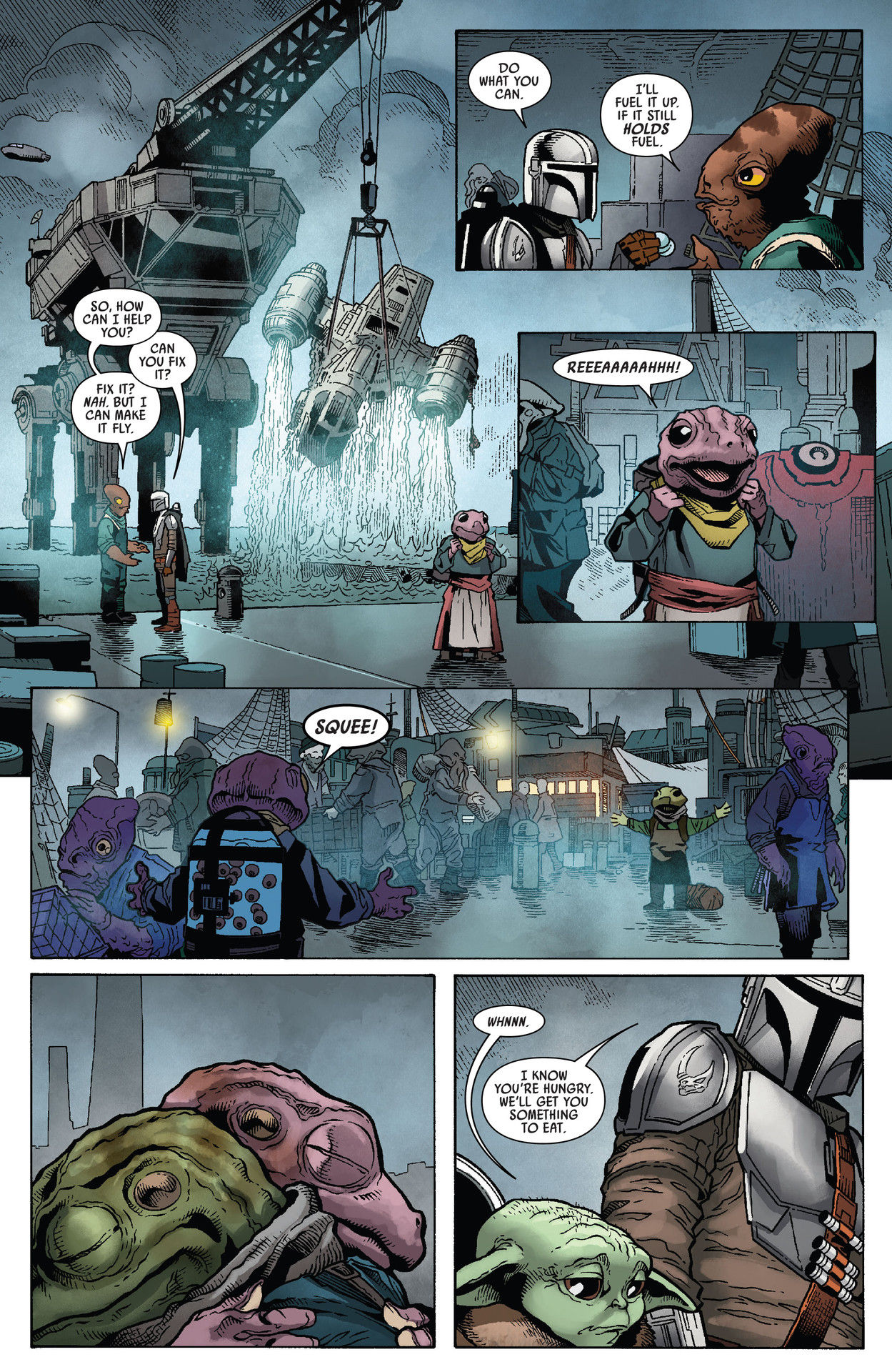 Read online Star Wars: The Mandalorian Season 2 comic -  Issue #3 - 5
