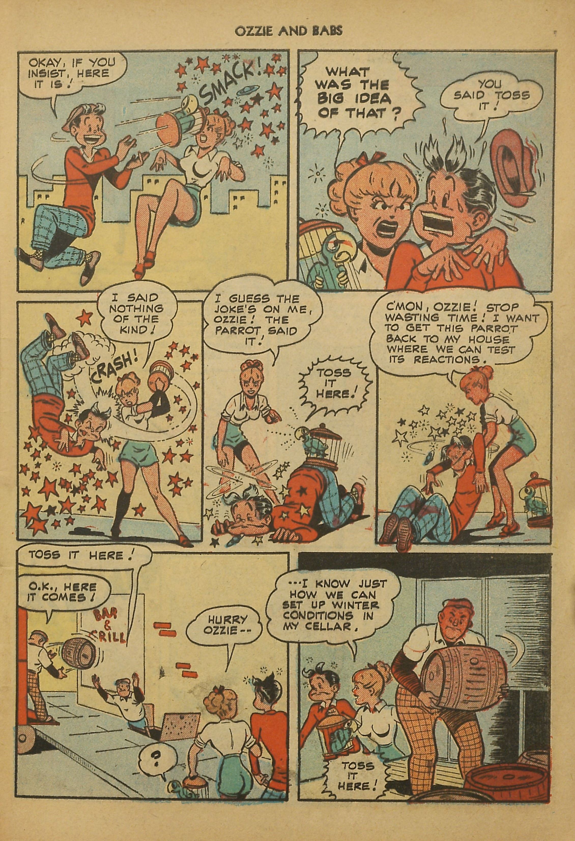 Read online Ozzie And Babs comic -  Issue #6 - 9