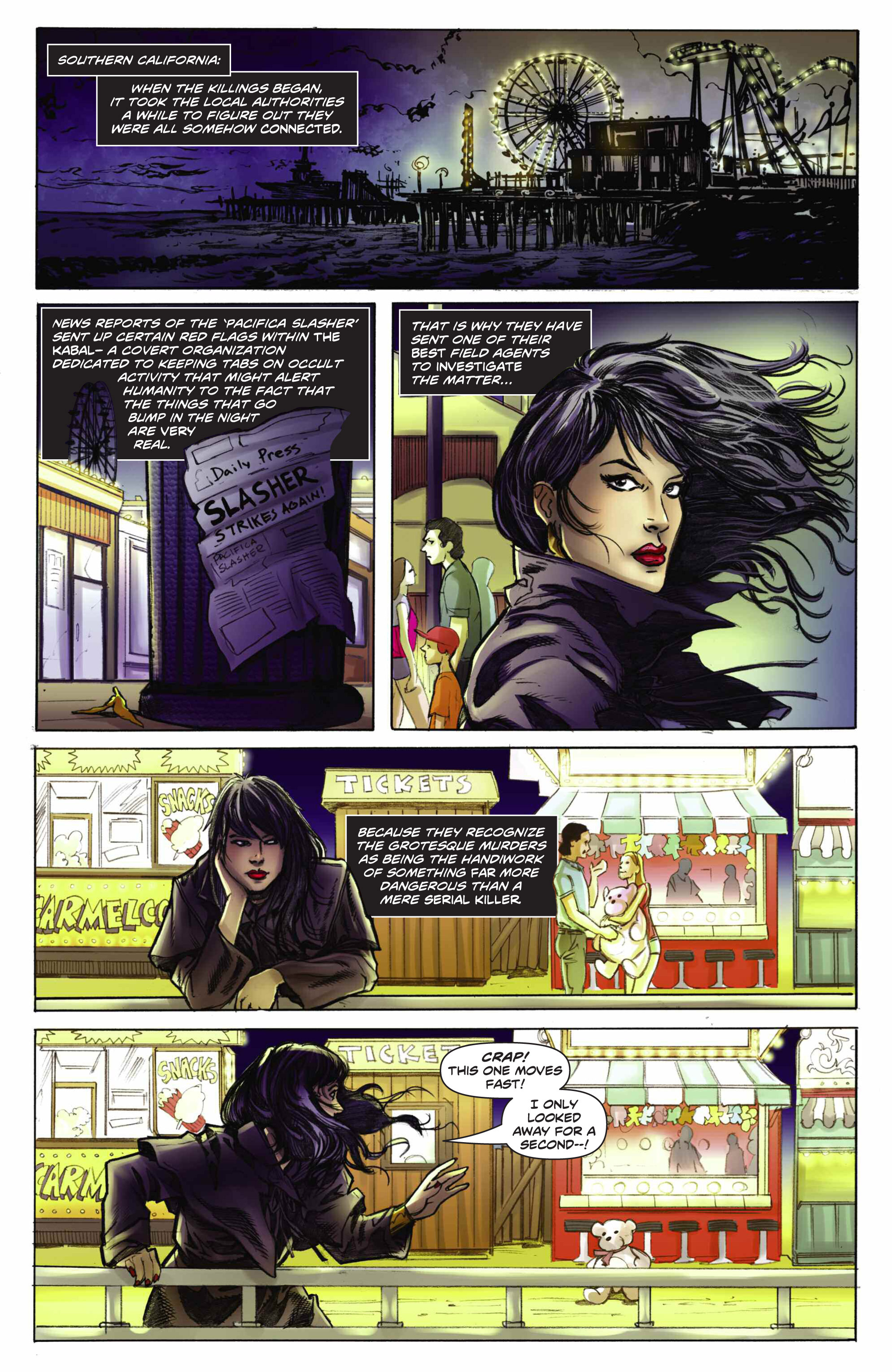 Read online Swords of Sorrow: Vampirella & Jennifer Blood comic -  Issue #1 - 3