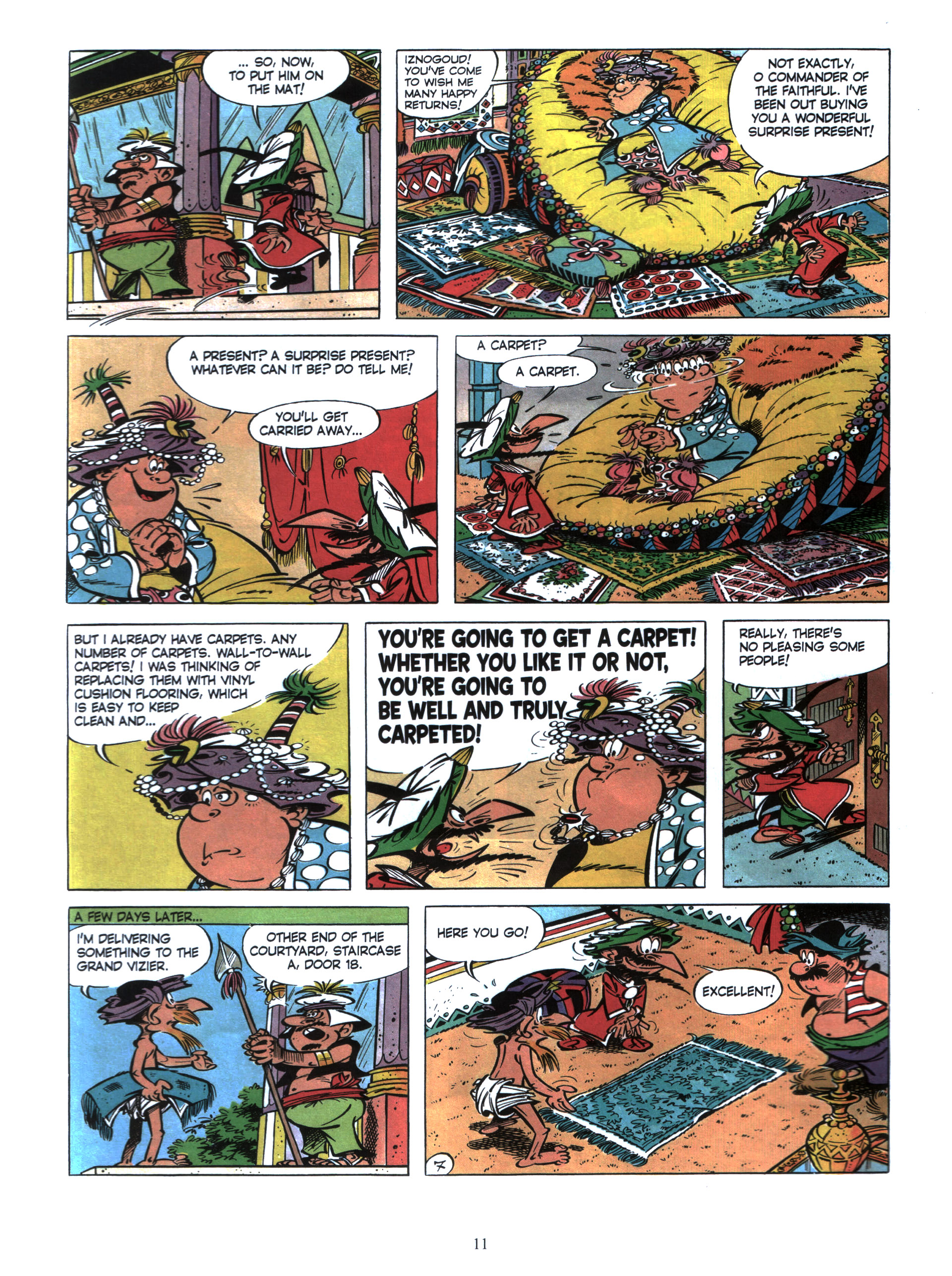 Read online Iznogoud comic -  Issue #6 - 9