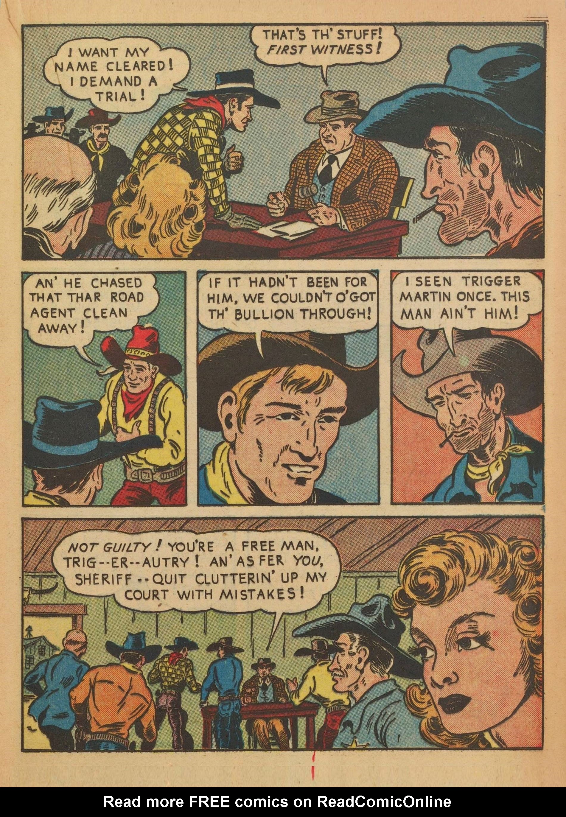 Read online Gene Autry Comics comic -  Issue #8 - 31