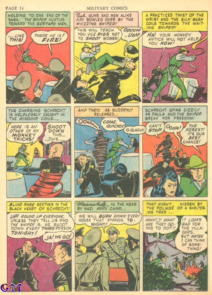 Read online Military Comics comic -  Issue #5 - 16