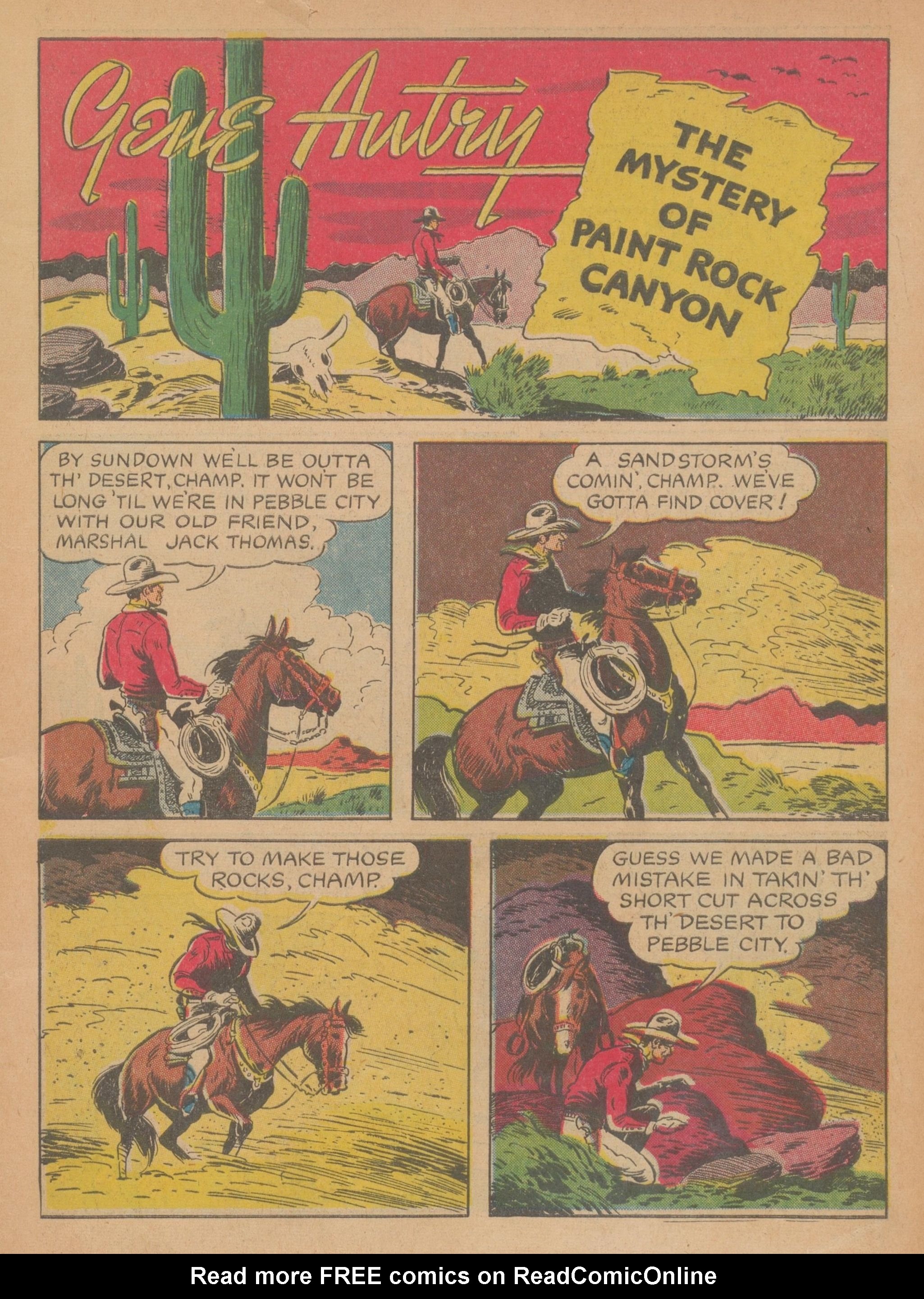 Read online Gene Autry Comics comic -  Issue #5 - 3