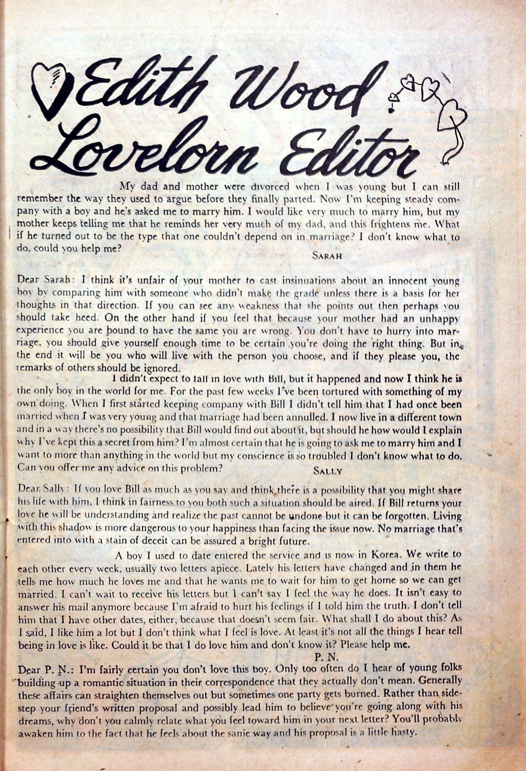 Read online Secret Love comic -  Issue #1 - 11