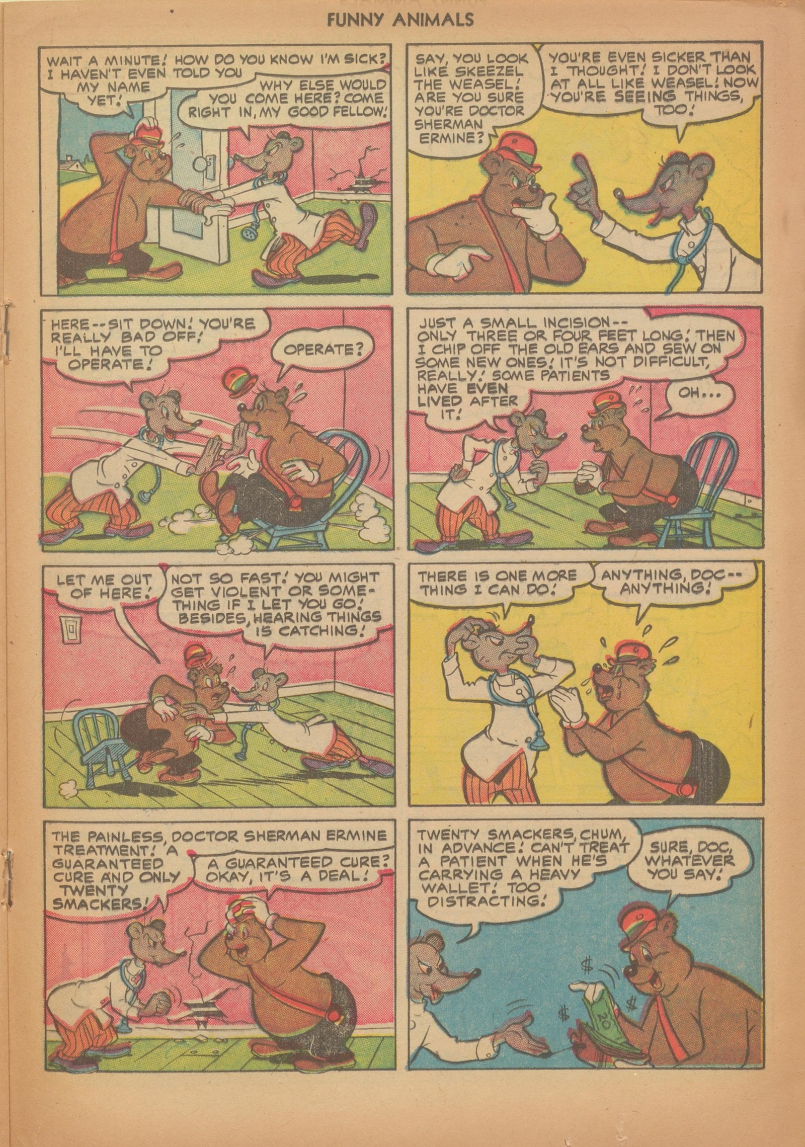 Read online Fawcett's Funny Animals comic -  Issue #76 - 21