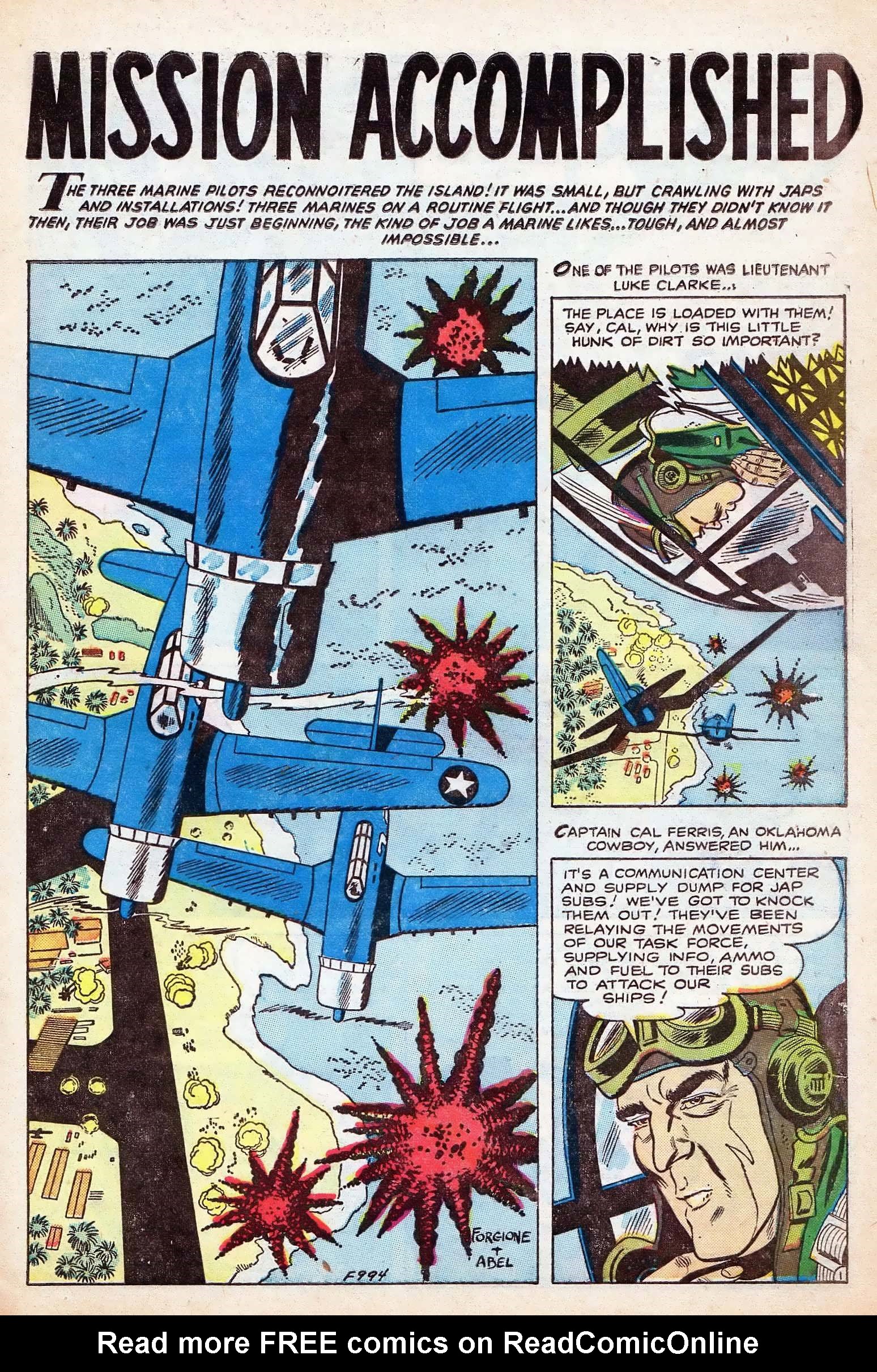 Read online Marines in Action comic -  Issue #1 - 27