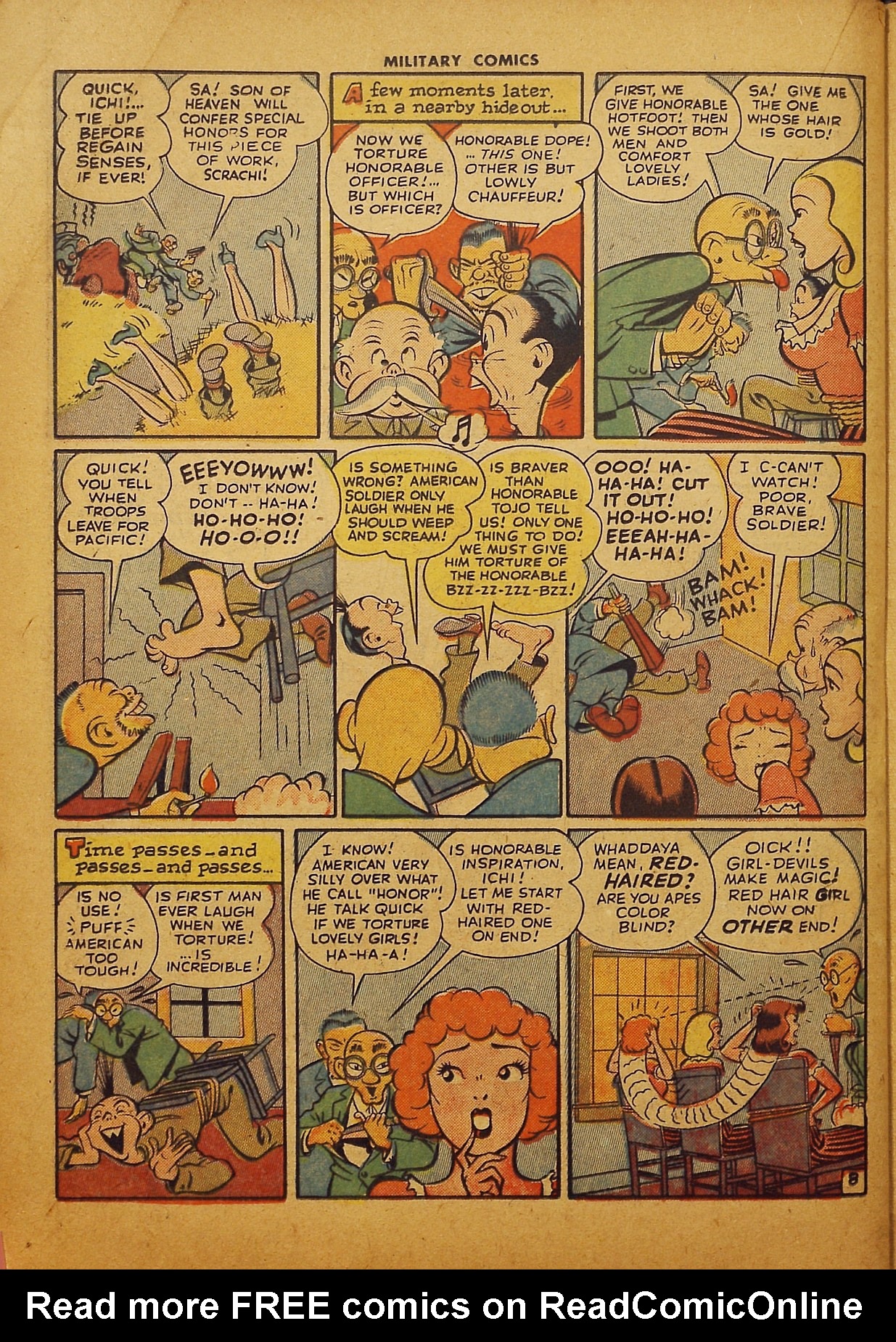 Read online Military Comics comic -  Issue #29 - 38