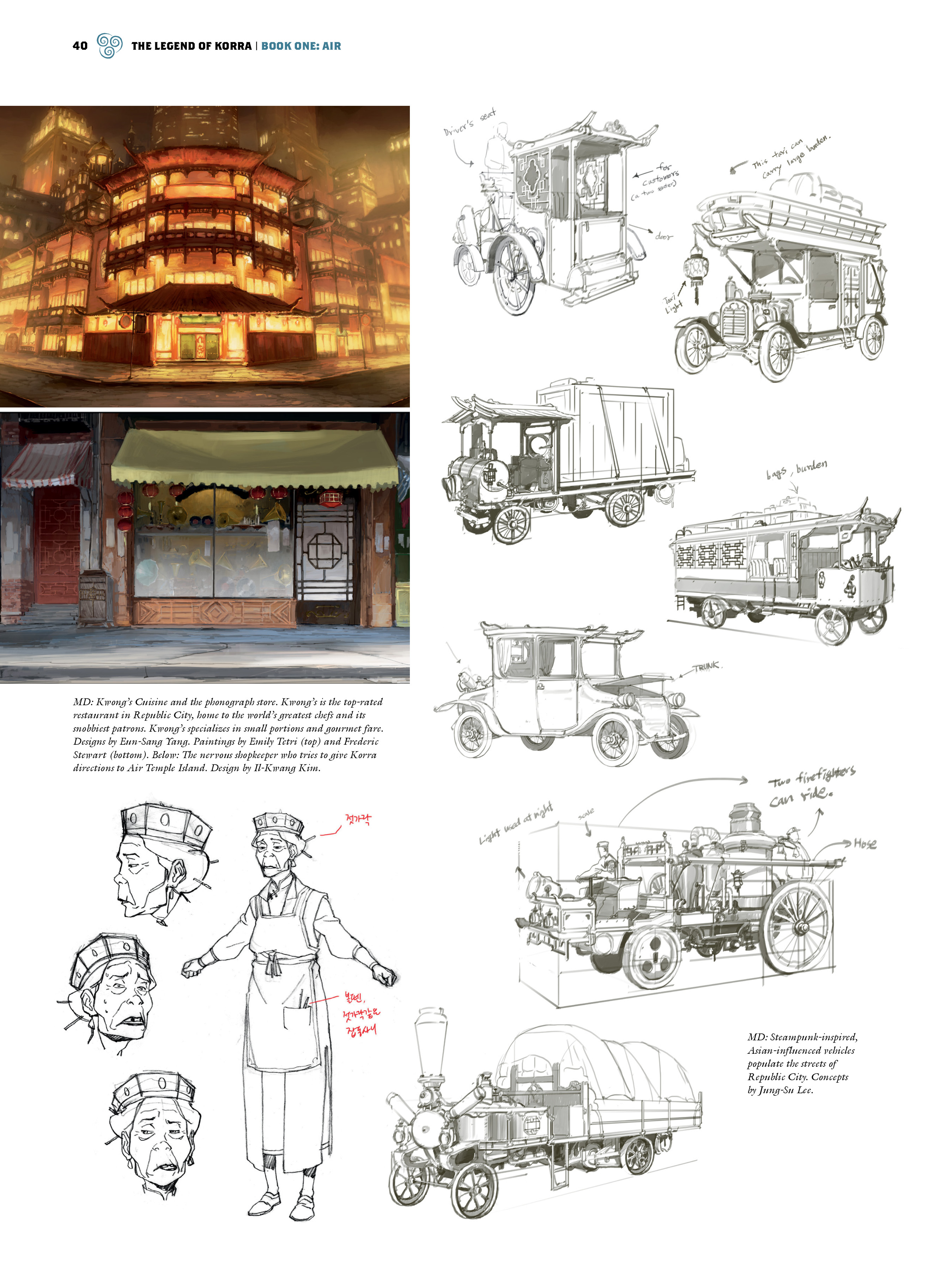 Read online The Legend of Korra: The Art of the Animated Series comic -  Issue # TPB 1 - 38