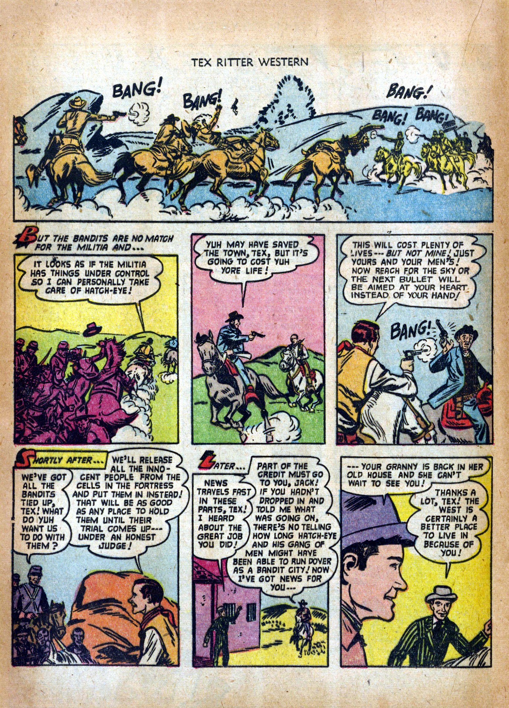 Read online Tex Ritter Western comic -  Issue #17 - 16