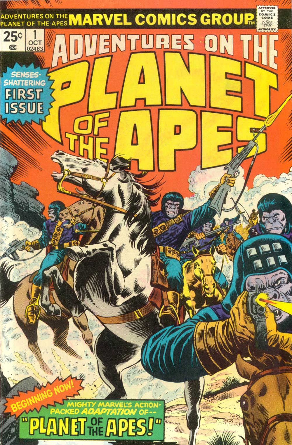 Read online Adventures on the Planet of the Apes comic -  Issue #1 - 1