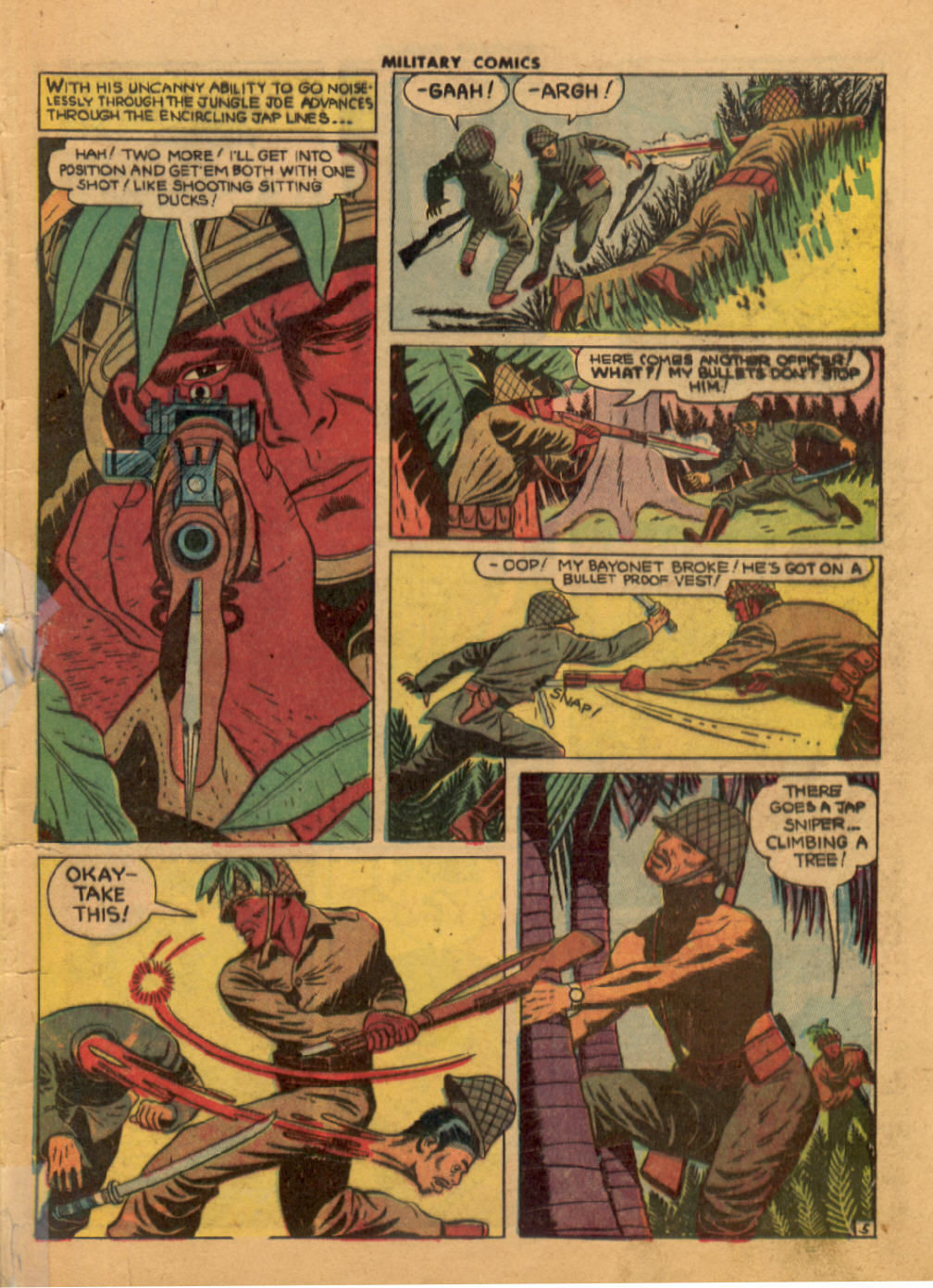 Read online Military Comics comic -  Issue #30 - 54