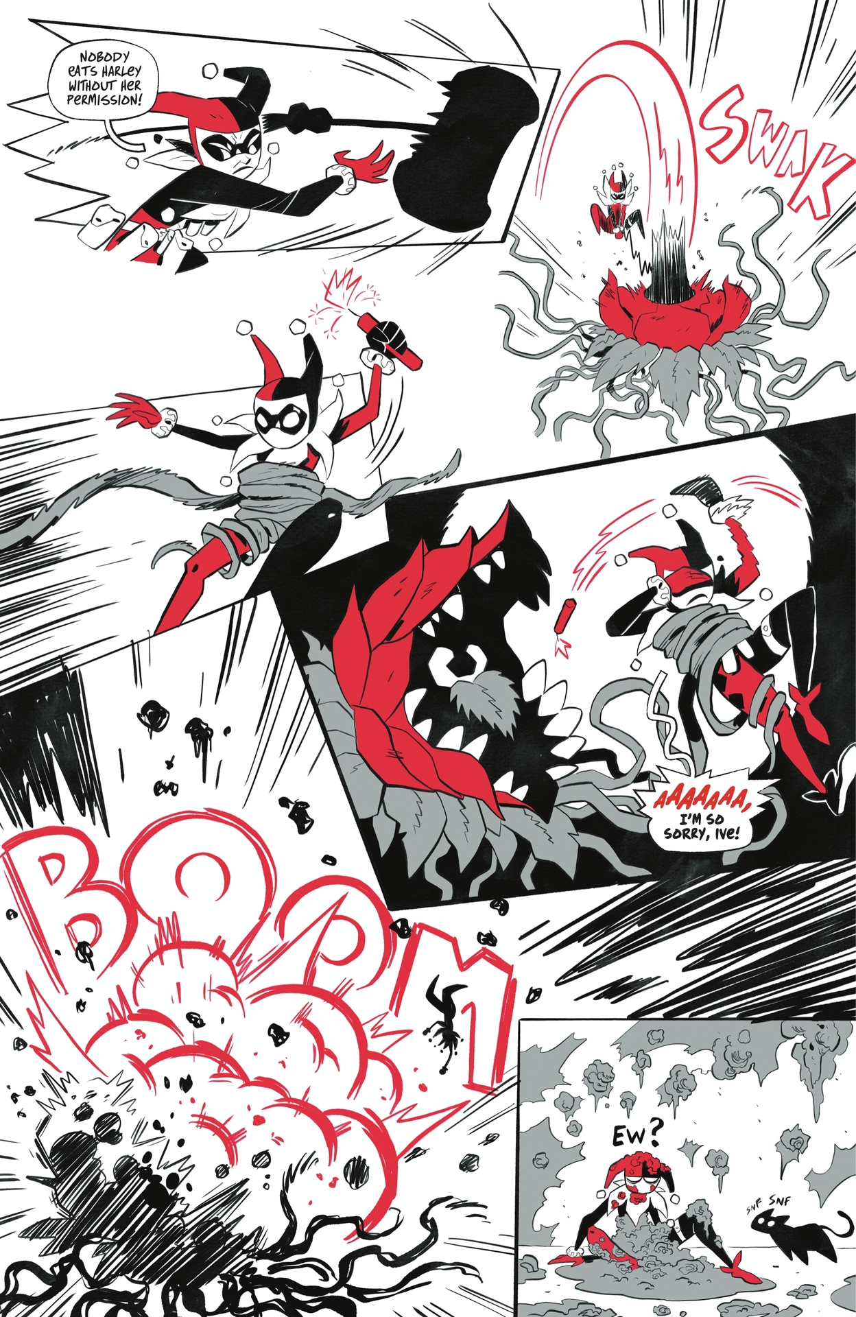 Read online Harley Quinn: Black   White   Redder comic -  Issue #3 - 36