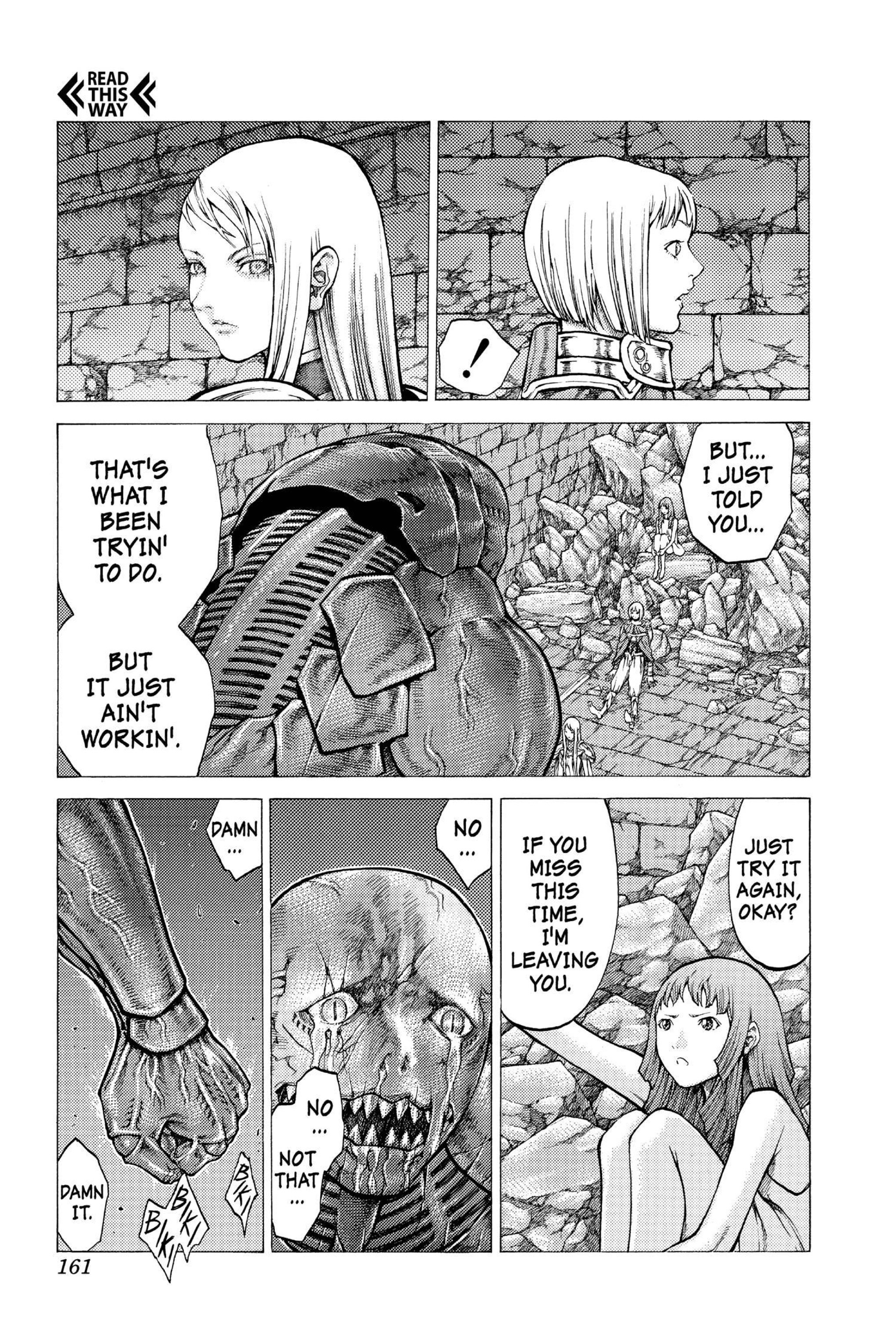 Read online Claymore comic -  Issue #8 - 149