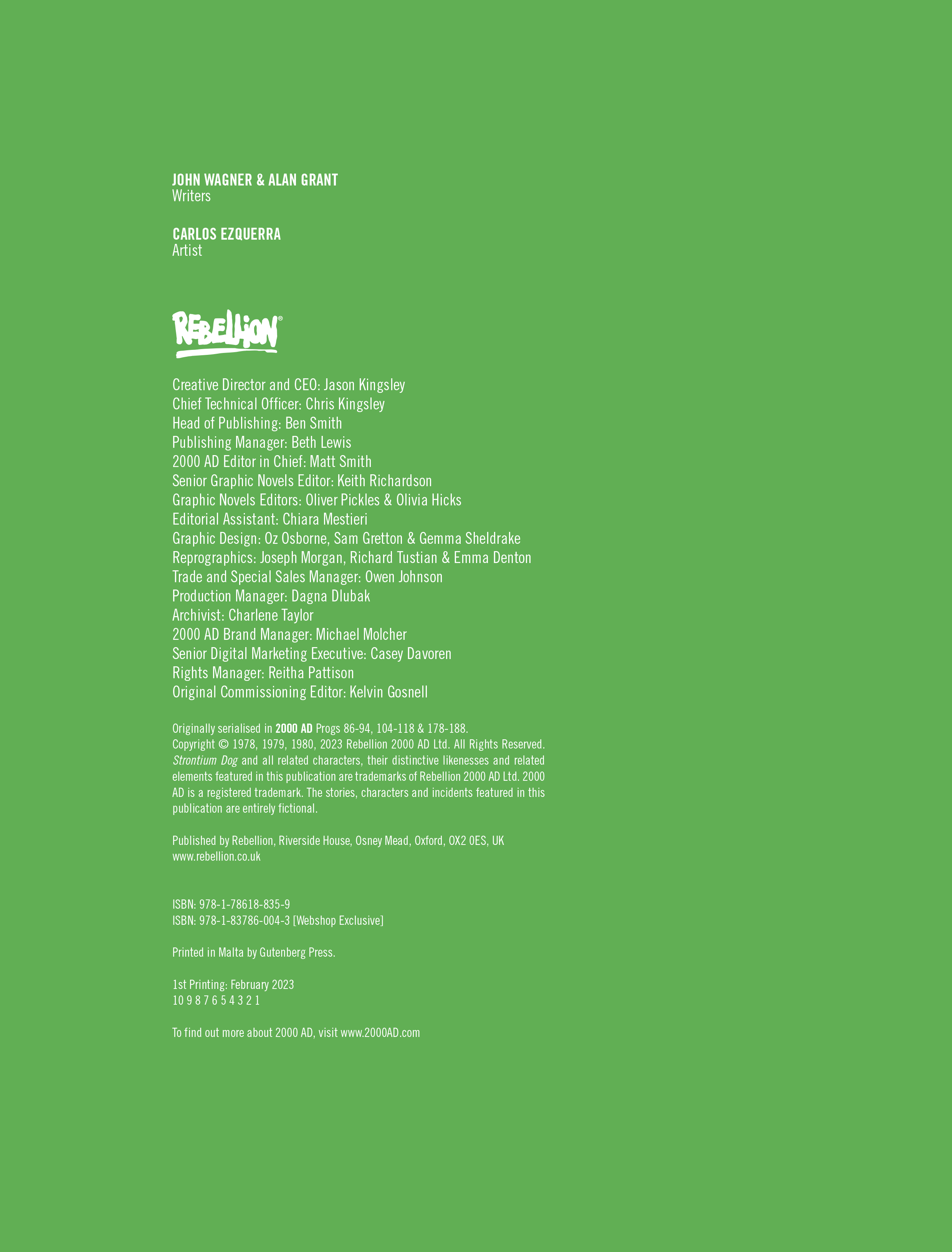 Read online Strontium Dog: Search and Destroy 2 comic -  Issue # TPB (Part 1) - 2