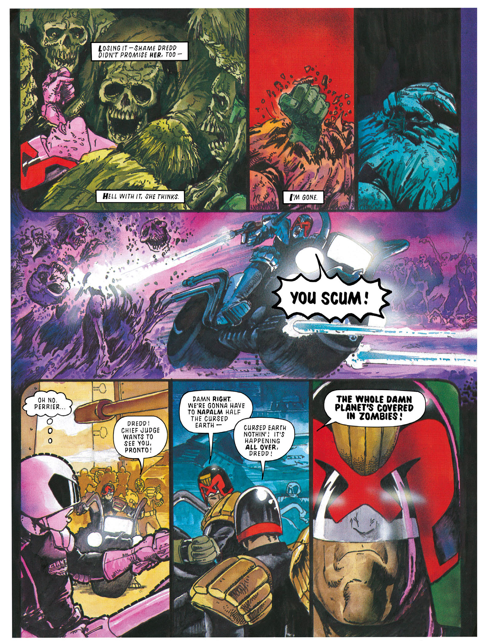 Read online Essential Judge Dredd: Judgement Day comic -  Issue # TPB - 33