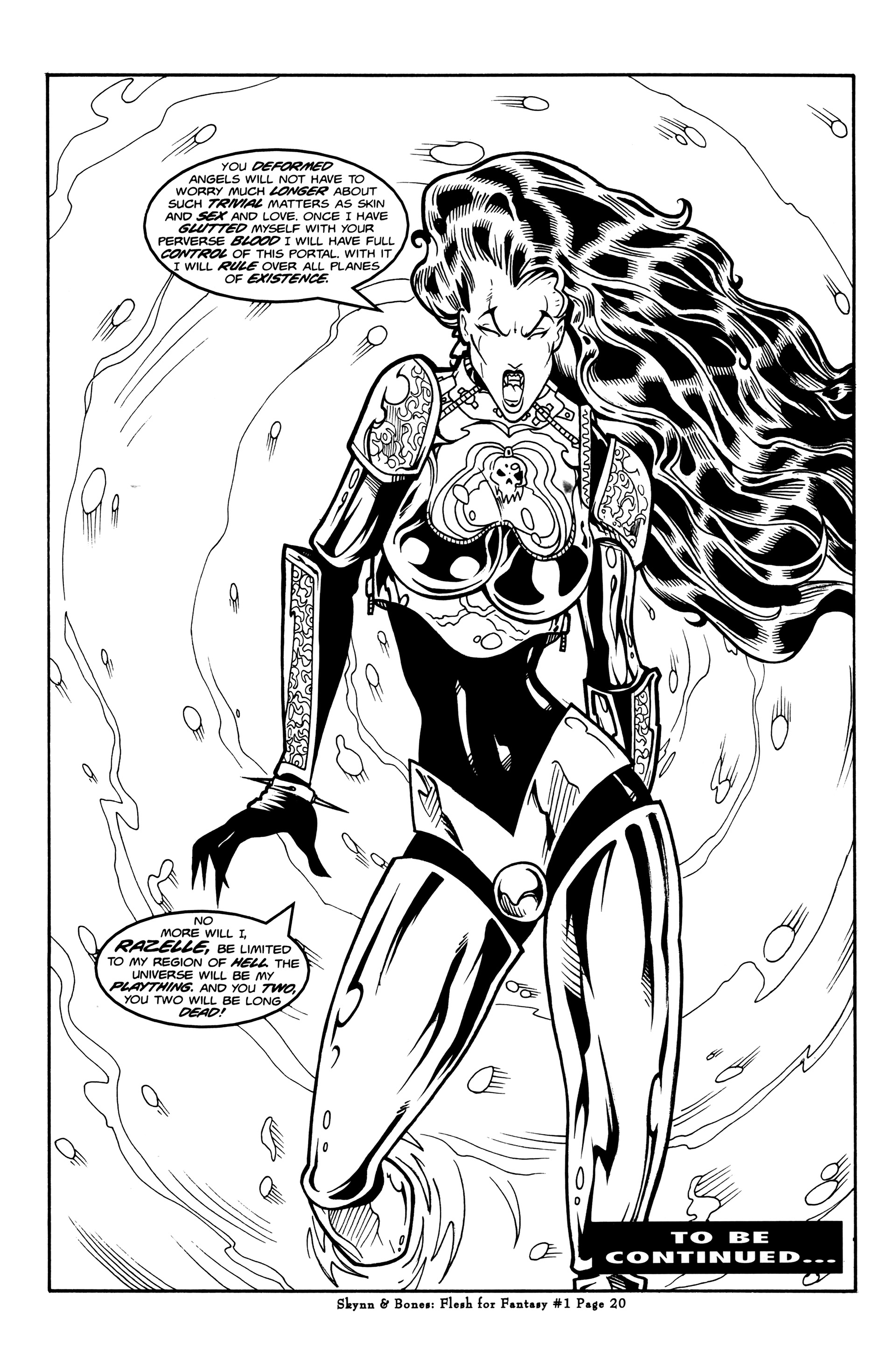 Read online Skynn & Bones: Flesh for Fantasy comic -  Issue #1 - 21