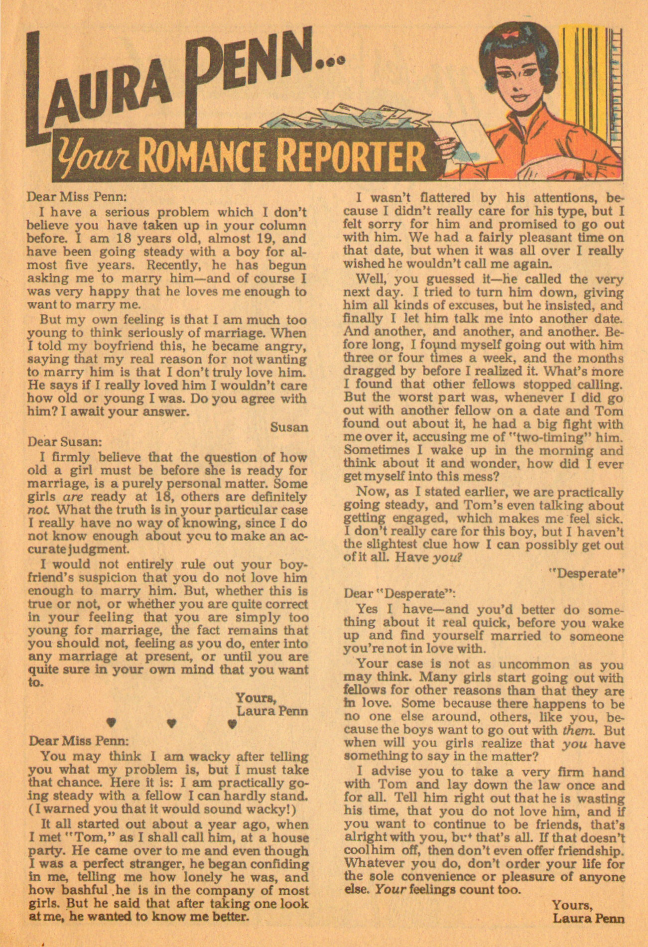 Read online Young Romance comic -  Issue #150 - 17
