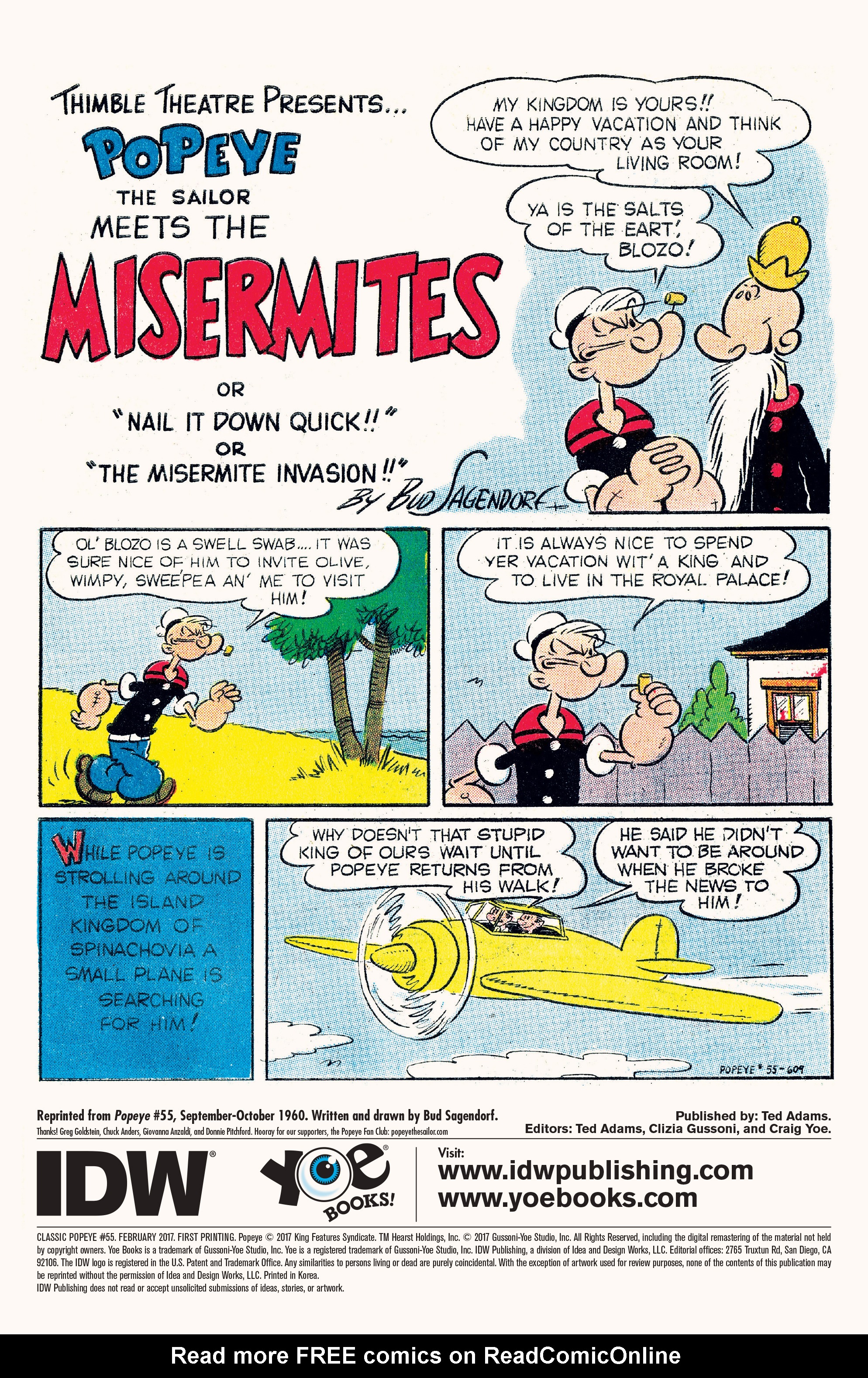 Read online Classic Popeye comic -  Issue #55 - 2