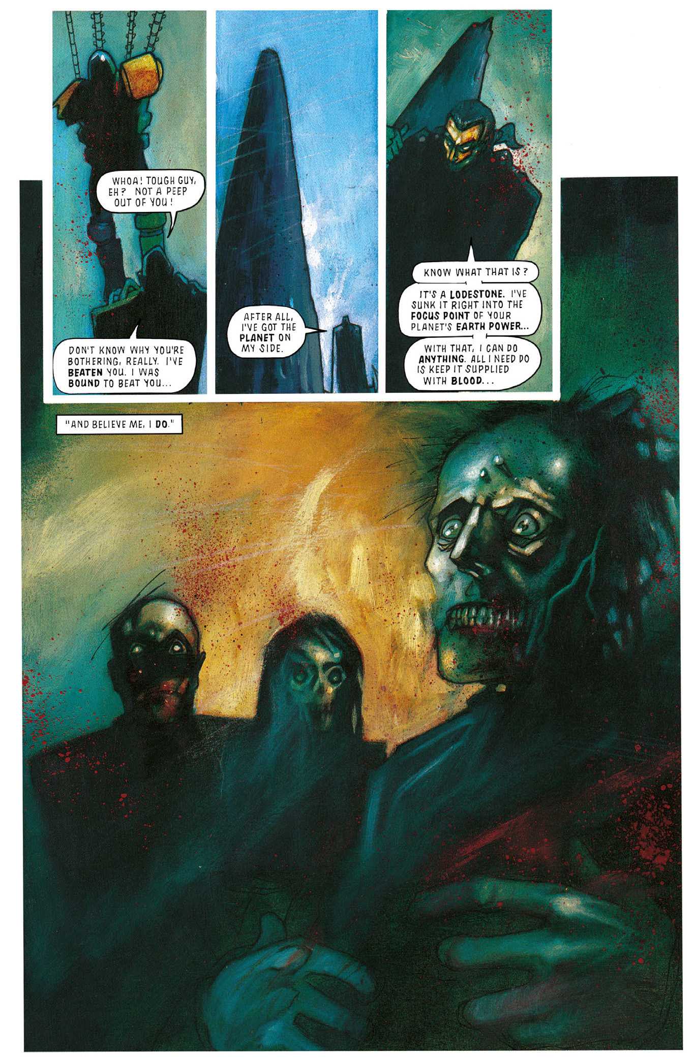 Read online Essential Judge Dredd: Judgement Day comic -  Issue # TPB - 135
