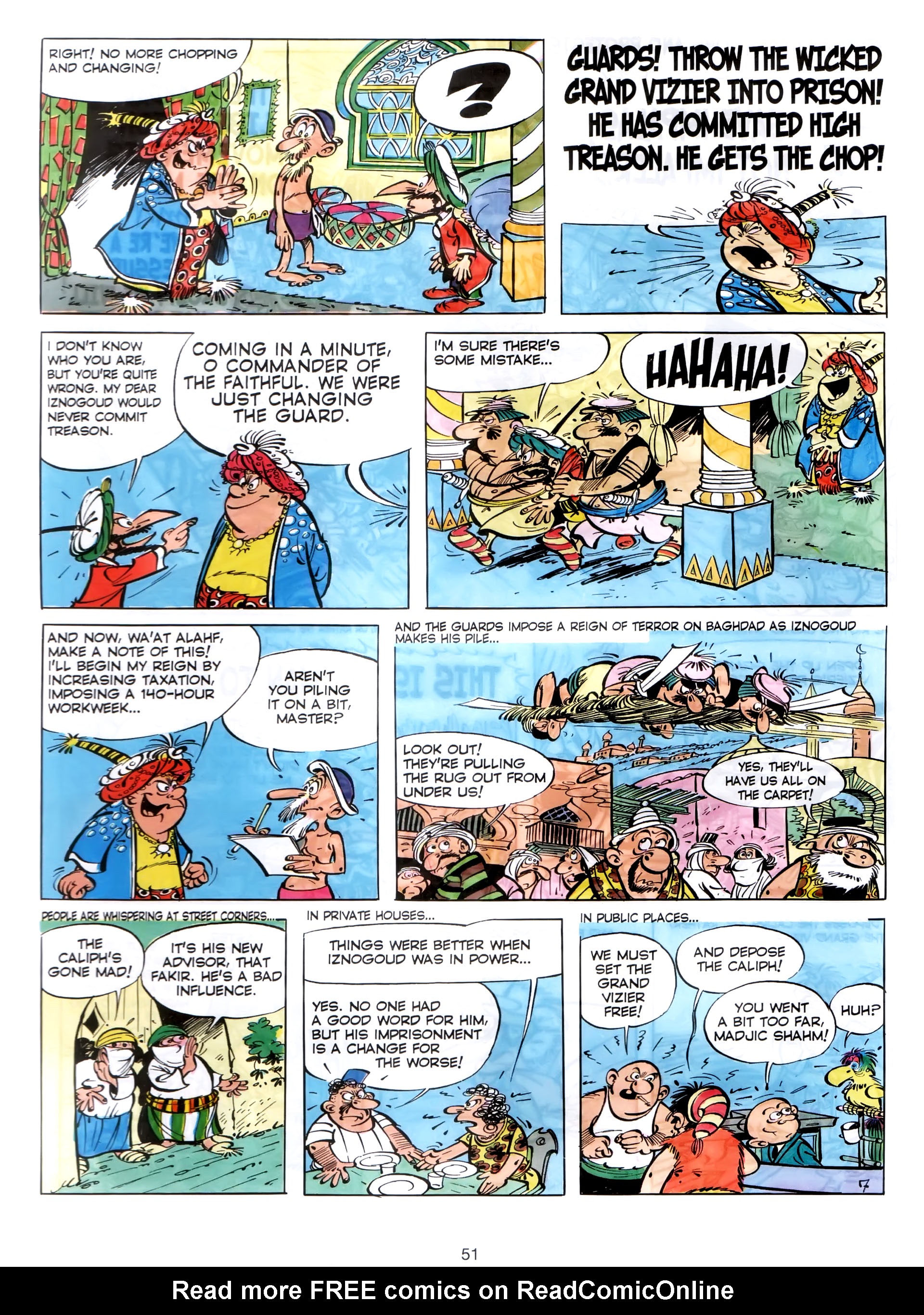 Read online Iznogoud comic -  Issue #1 - 49