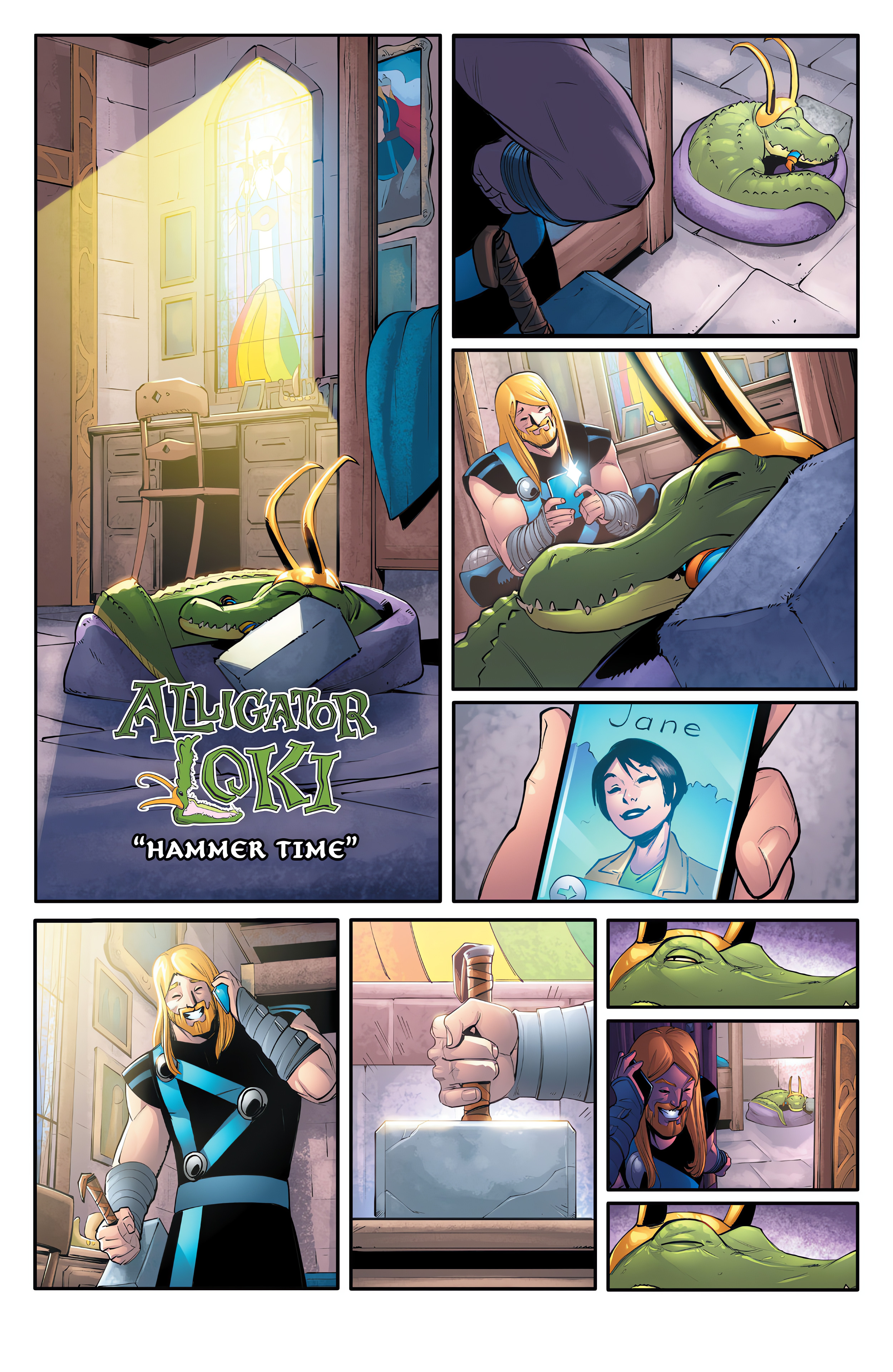 Read online Alligator Loki comic -  Issue #1 - 5