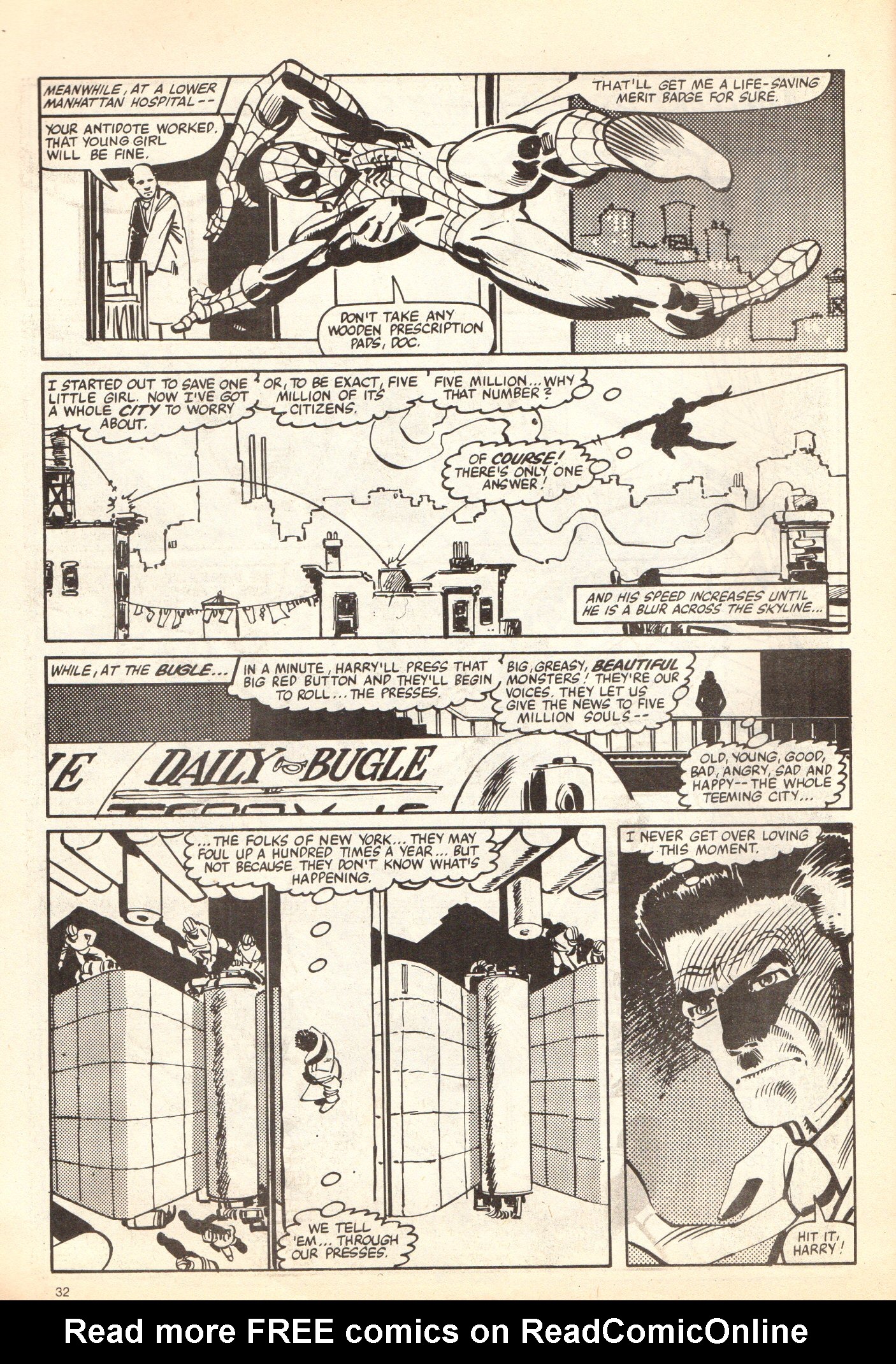 Read online Spider-Man Special comic -  Issue #1982W - 32