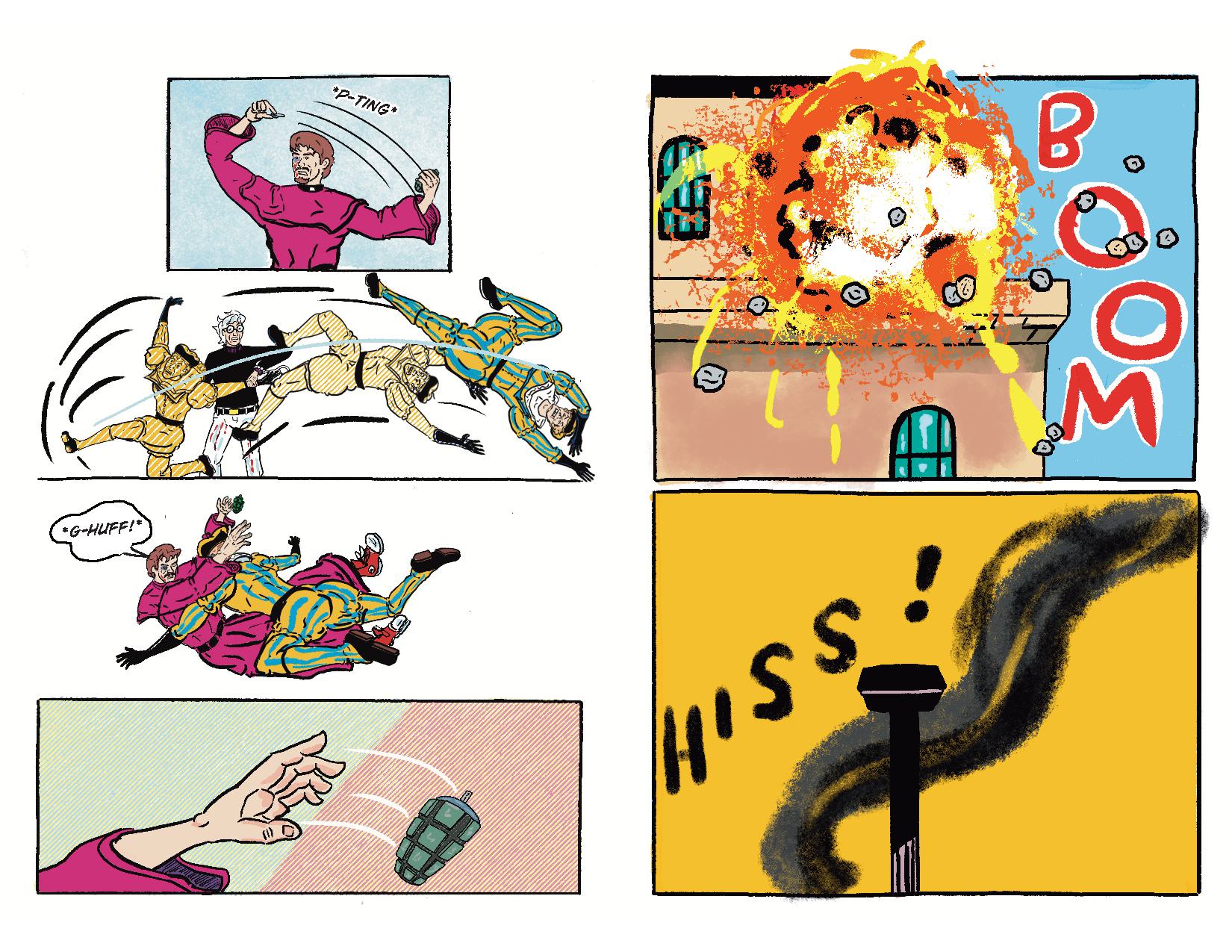 Read online CYMK ULTRA: Guns, Knives, & Crosses comic -  Issue # Full - 21