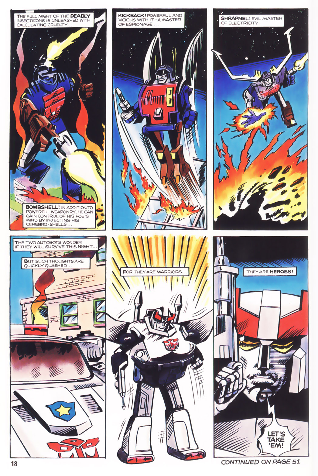 Read online The Transformers Annual comic -  Issue #1985 - 17