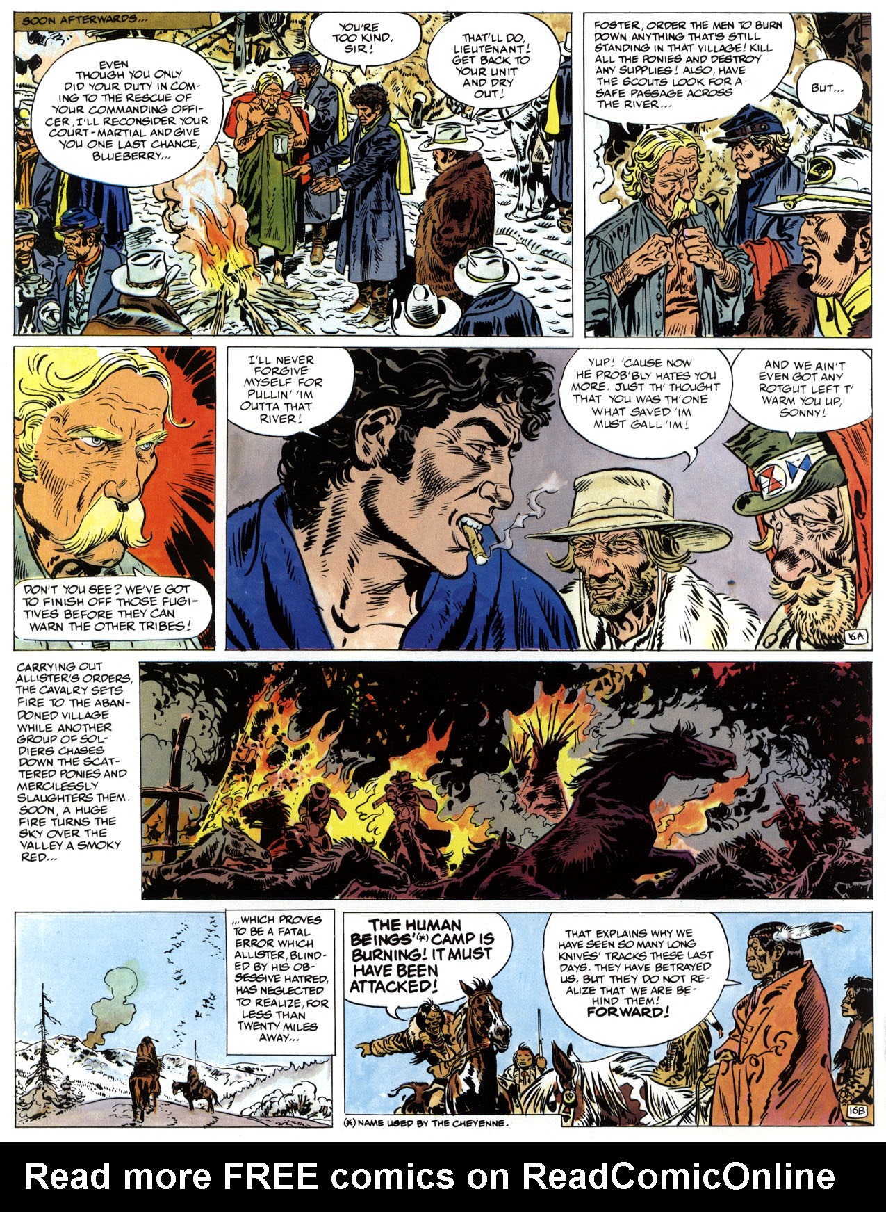 Read online Epic Graphic Novel: Lieutenant Blueberry comic -  Issue #3 - 66