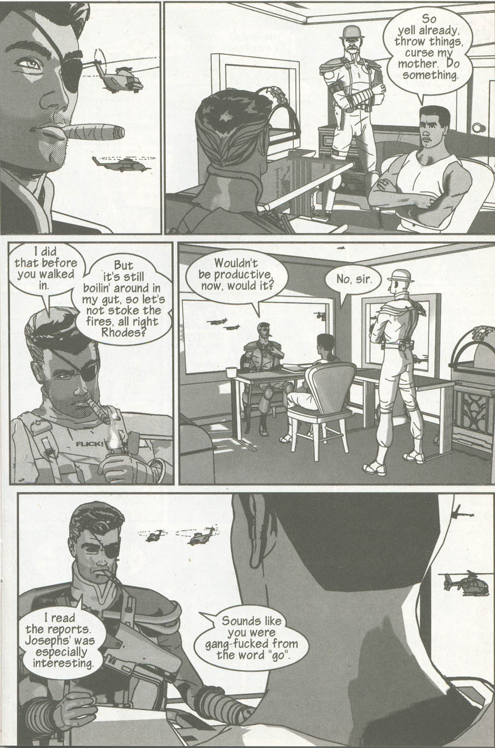 Read online U.S. War Machine comic -  Issue #8 - 9