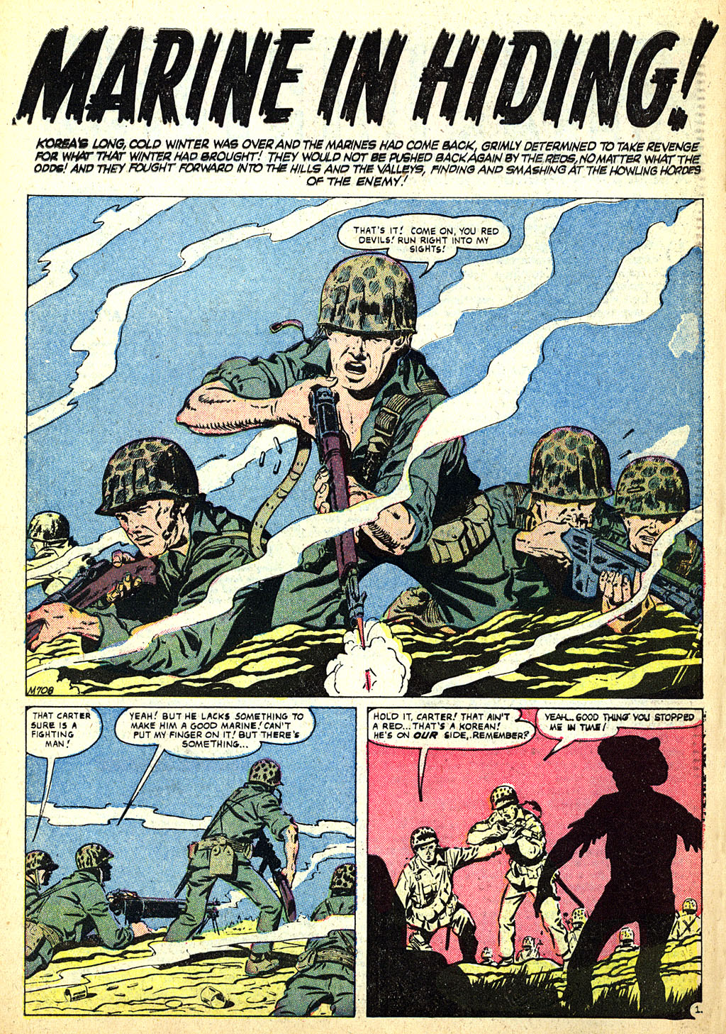 Read online Marines in Action comic -  Issue #14 - 10