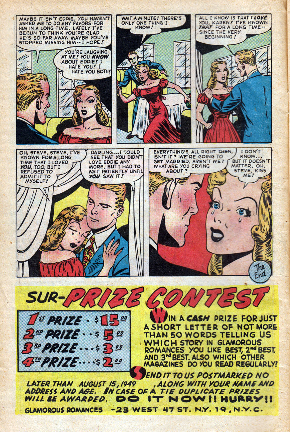 Read online Glamorous Romances comic -  Issue #42 - 10