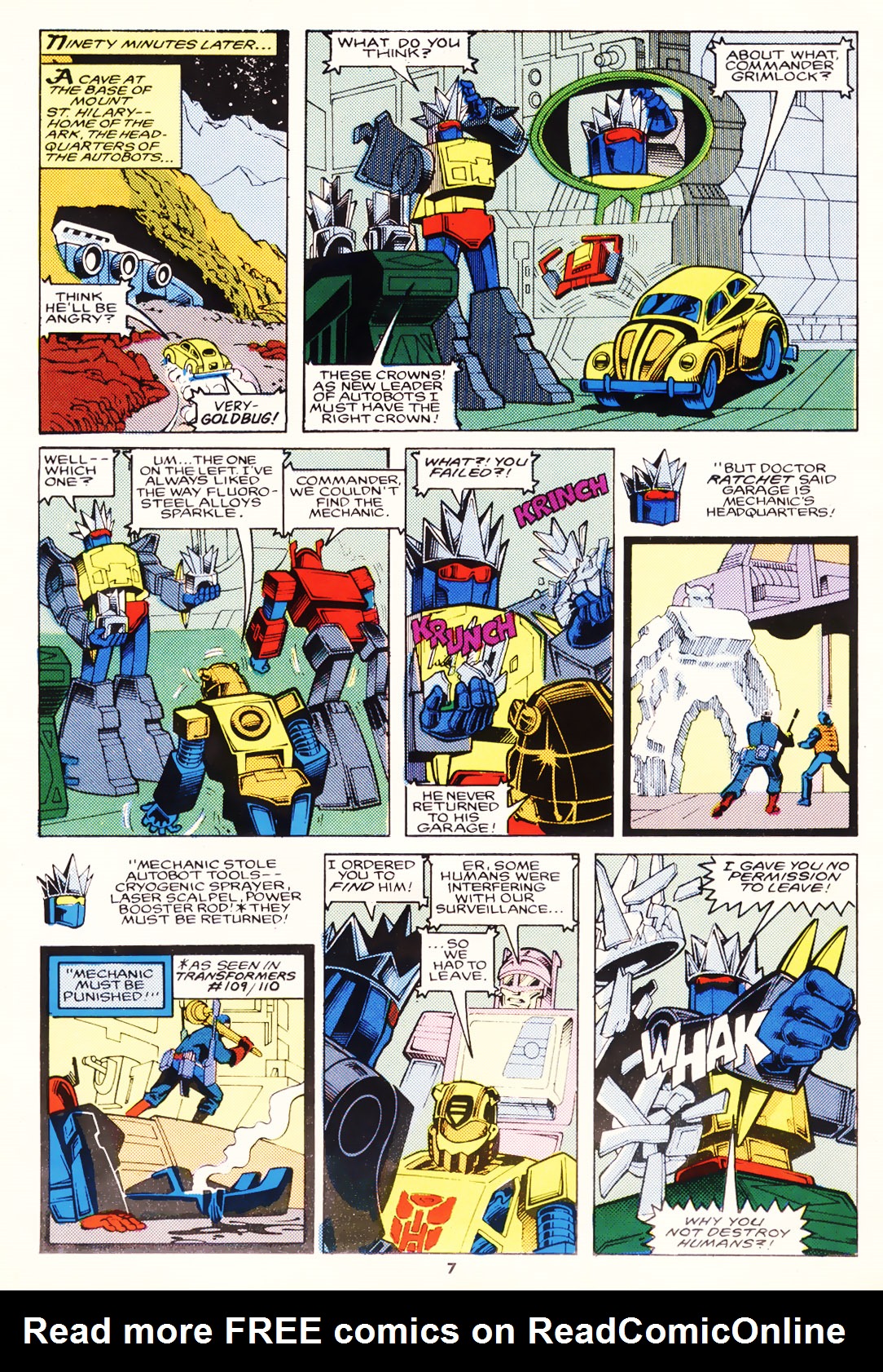 Read online The Transformers (UK) comic -  Issue #121 - 7