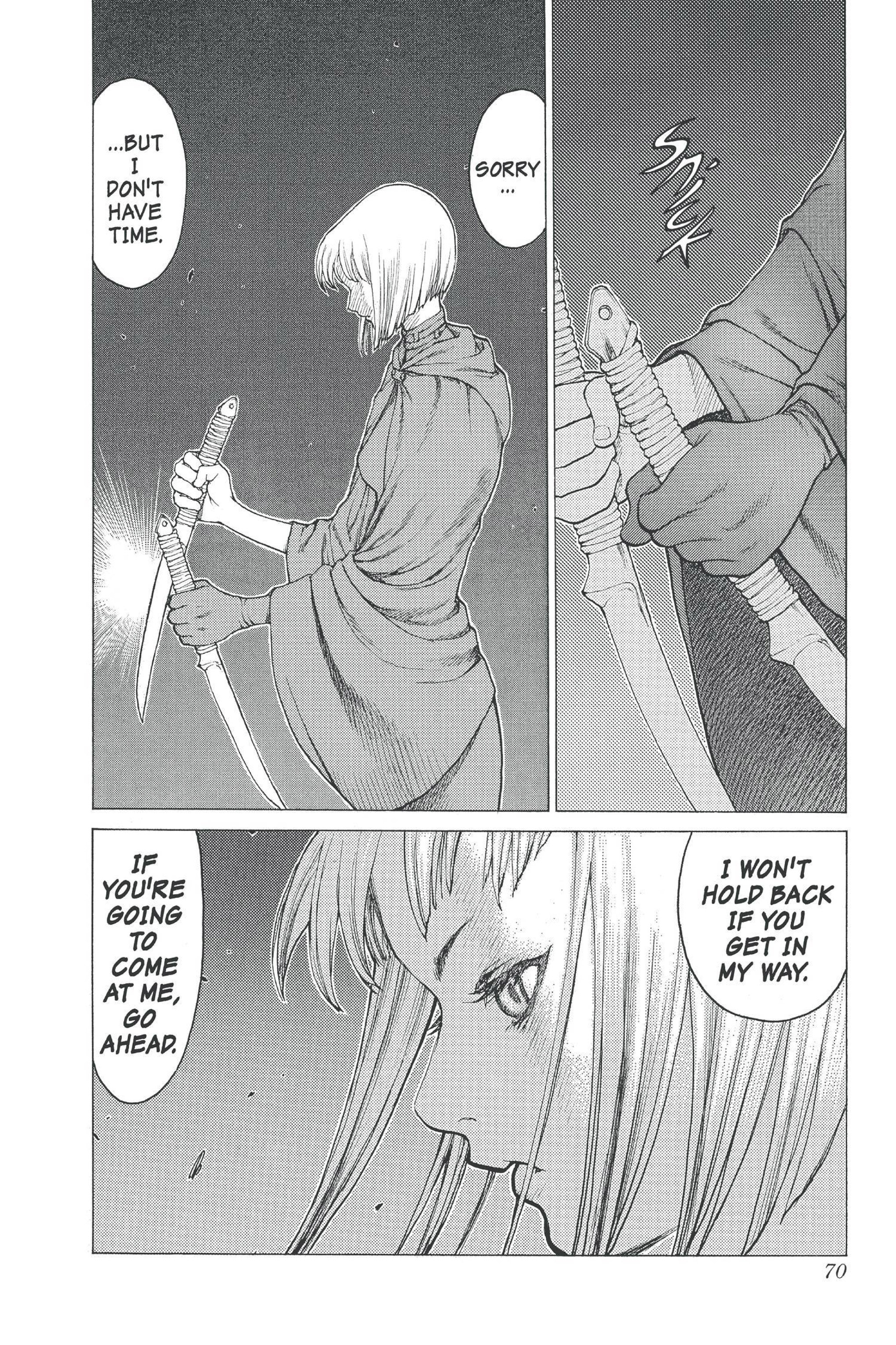 Read online Claymore comic -  Issue #2 - 68