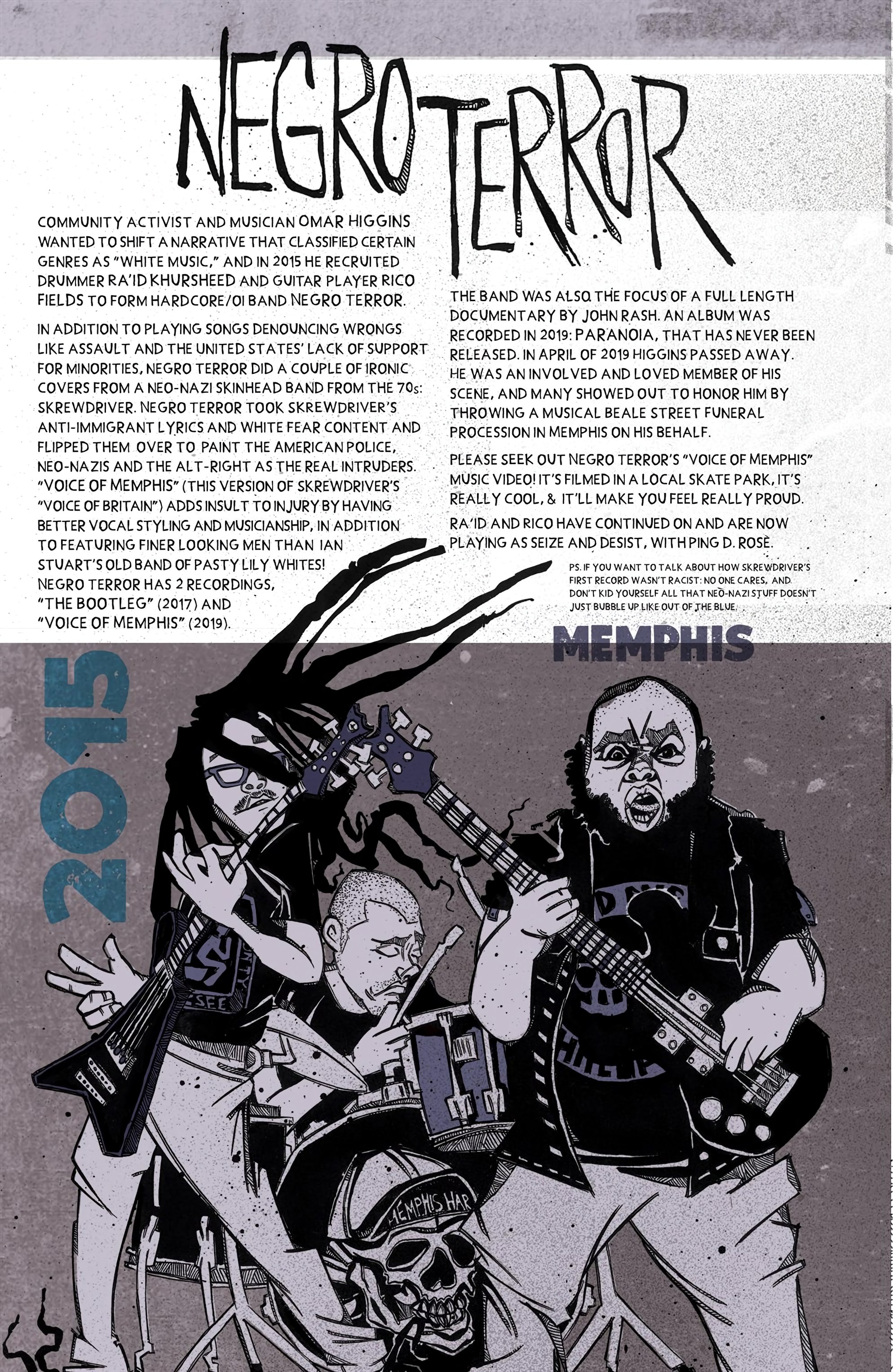 Read online The Secret History of Black Punk: Record Zero comic -  Issue # Full - 34