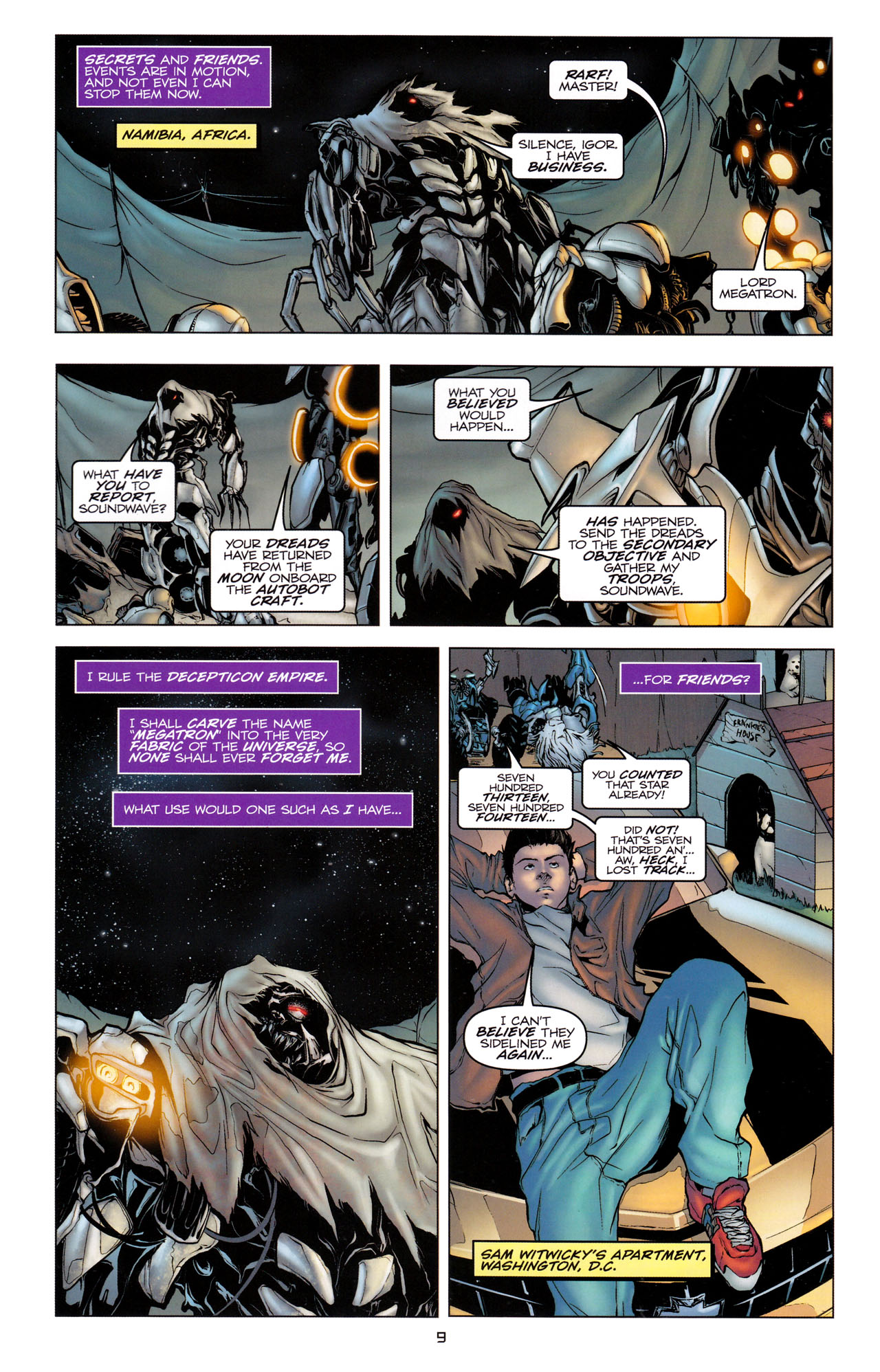 Read online Transformers: Dark of the Moon Movie Adaptation comic -  Issue #2 - 11