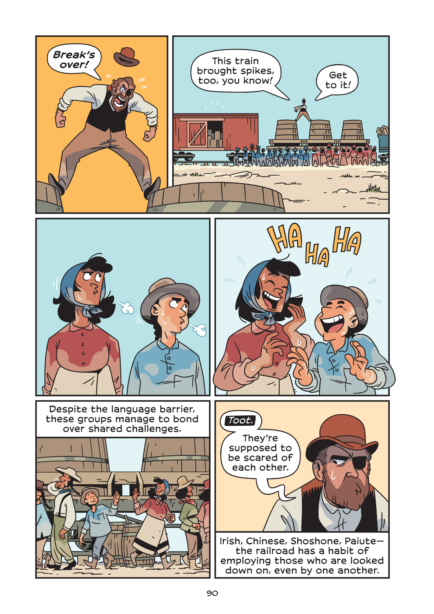 Read online History Comics comic -  Issue # The Transcontinental Railroad - 99