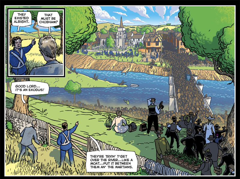 Read online H. G. Wells' The War of the Worlds comic -  Issue # TPB - 42