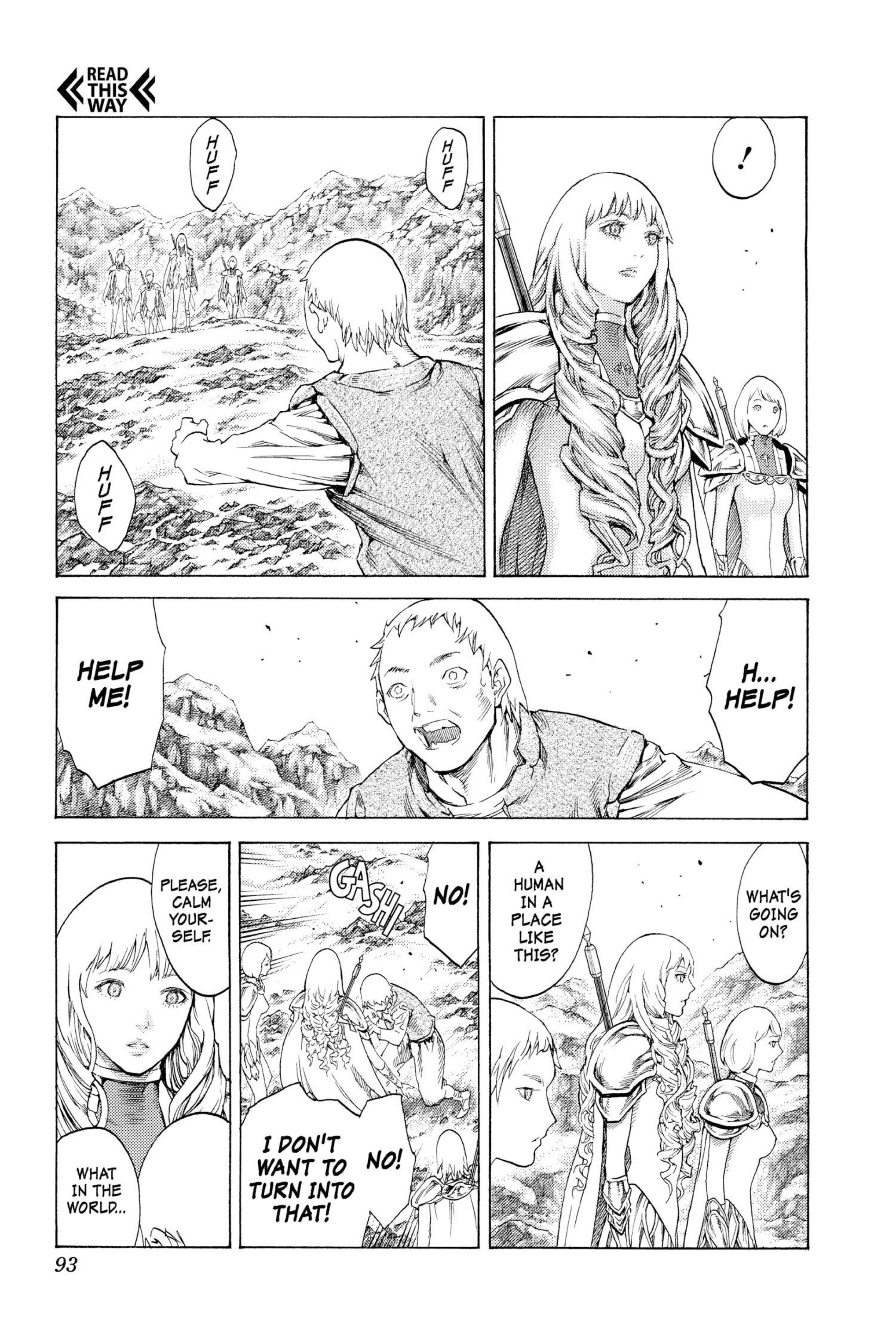 Read online Claymore comic -  Issue #20 - 90