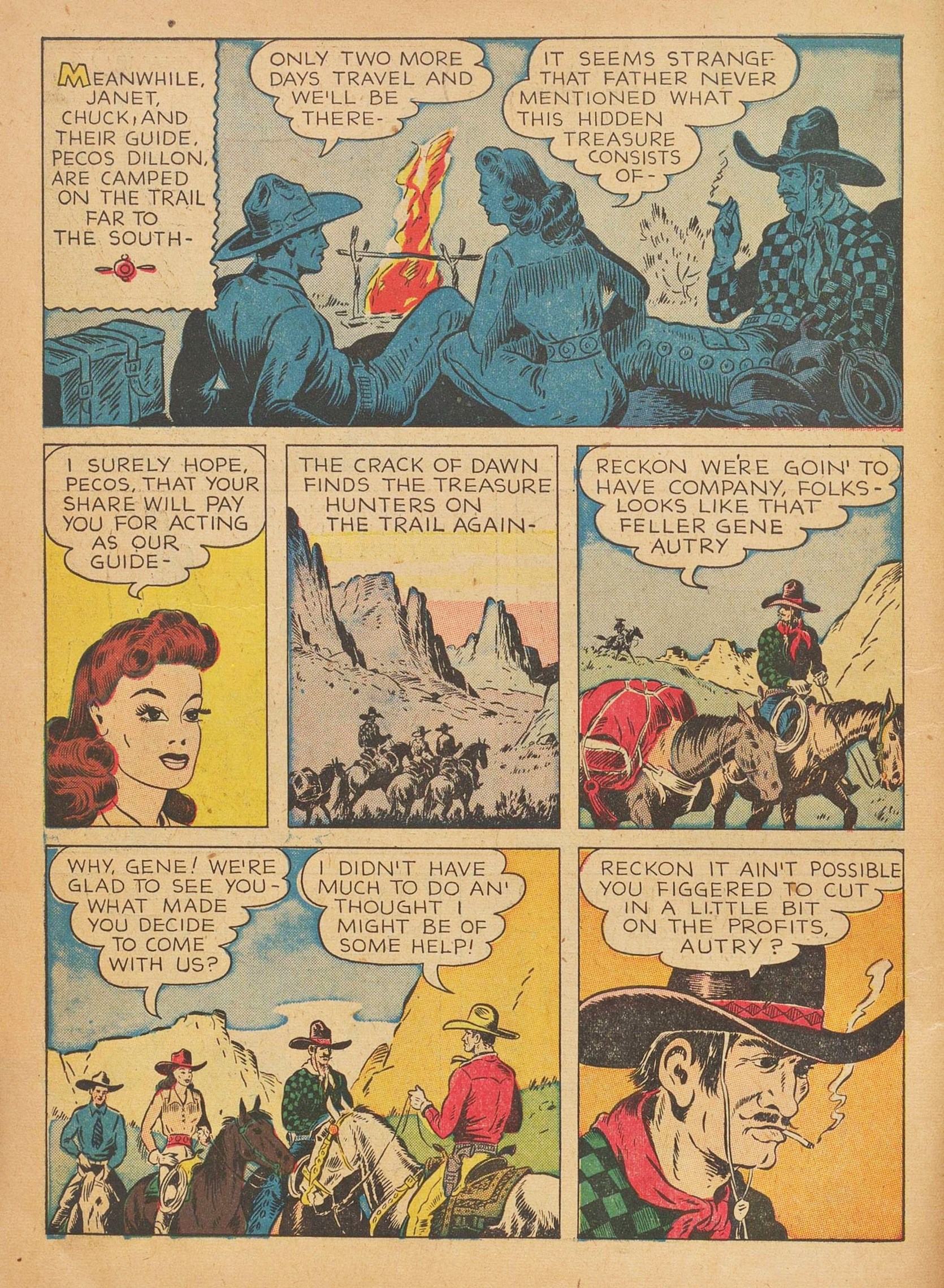 Read online Gene Autry Comics comic -  Issue #3 - 10