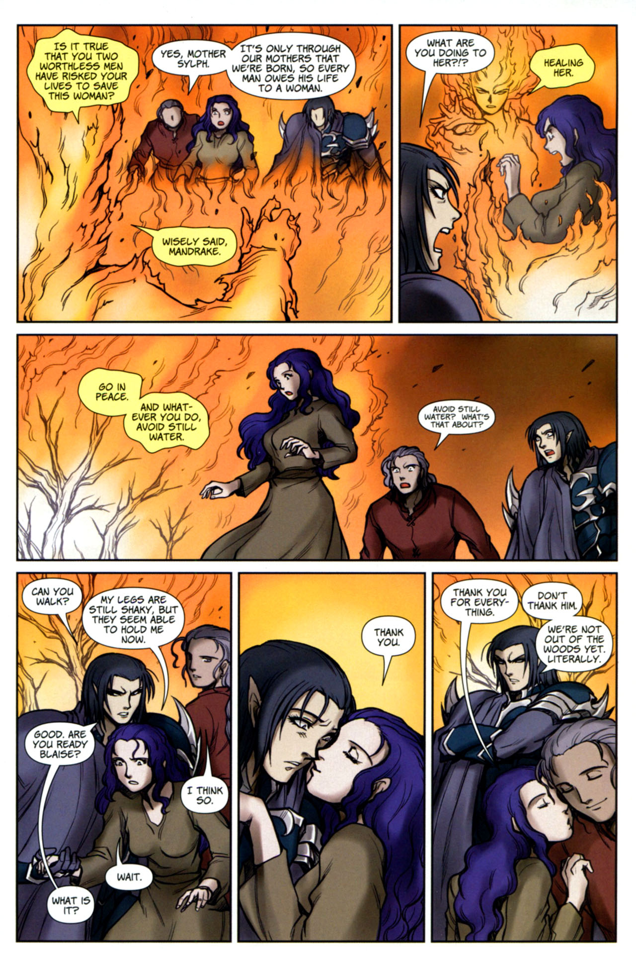 Read online Lords of Avalon: Knight of Darkness comic -  Issue #3 - 9
