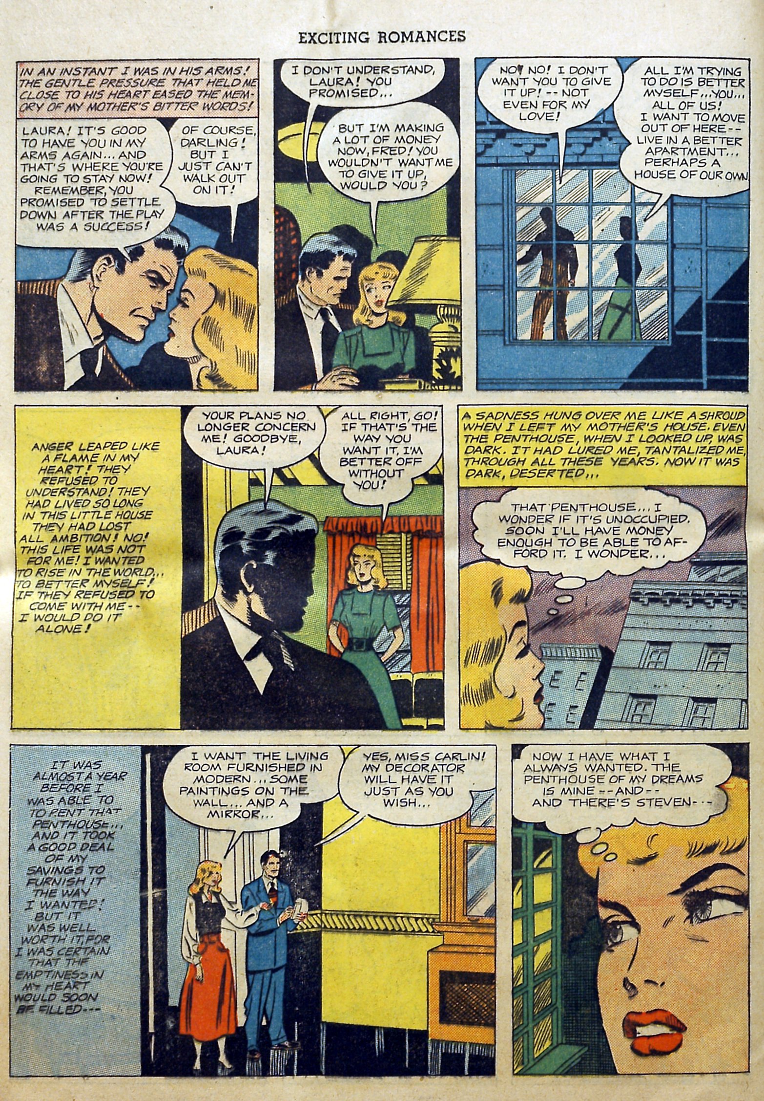 Read online Exciting Romances comic -  Issue #3 - 12