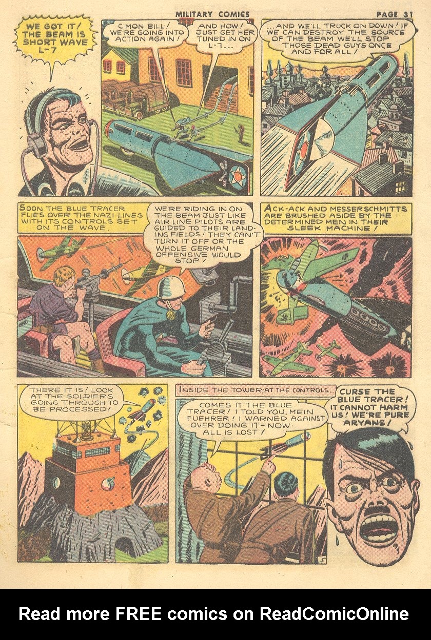 Read online Military Comics comic -  Issue #15 - 31