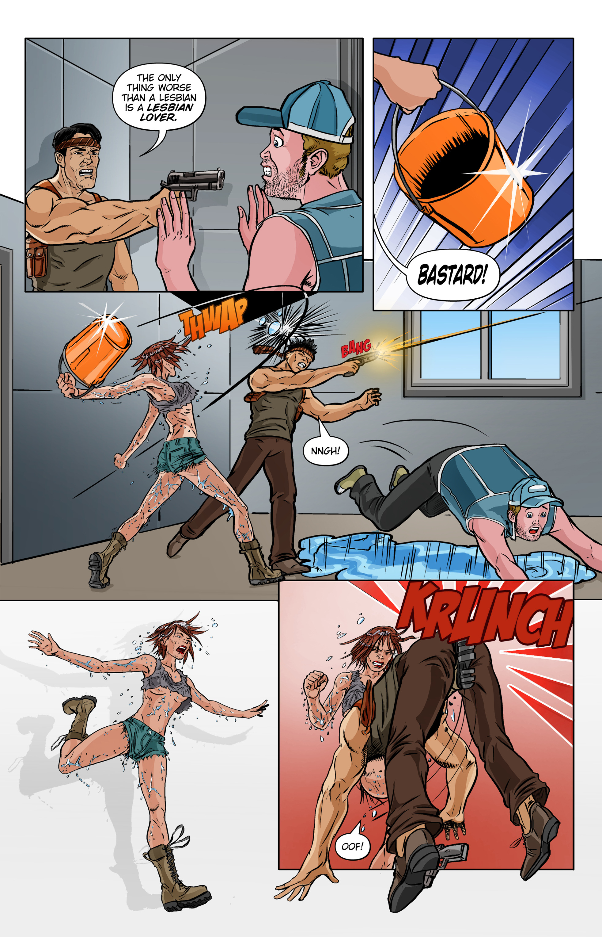 Read online Lesbian Zombies from Outer Space comic -  Issue #5 - 9