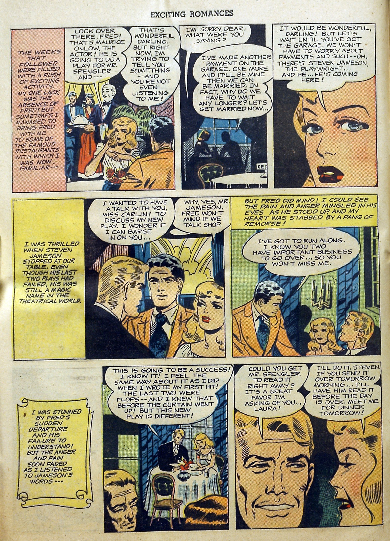 Read online Exciting Romances comic -  Issue #3 - 8