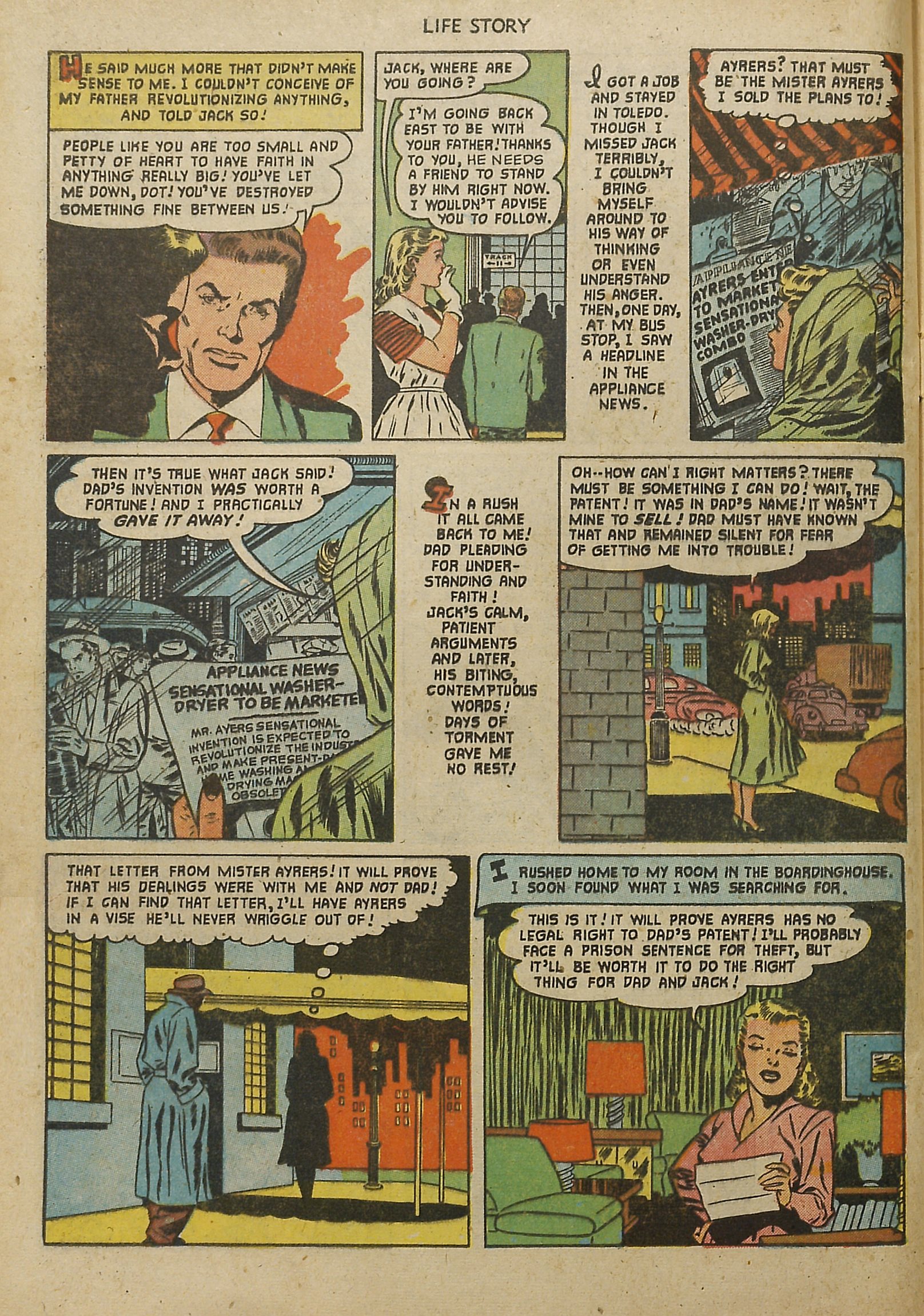 Read online Life Story comic -  Issue #38 - 22